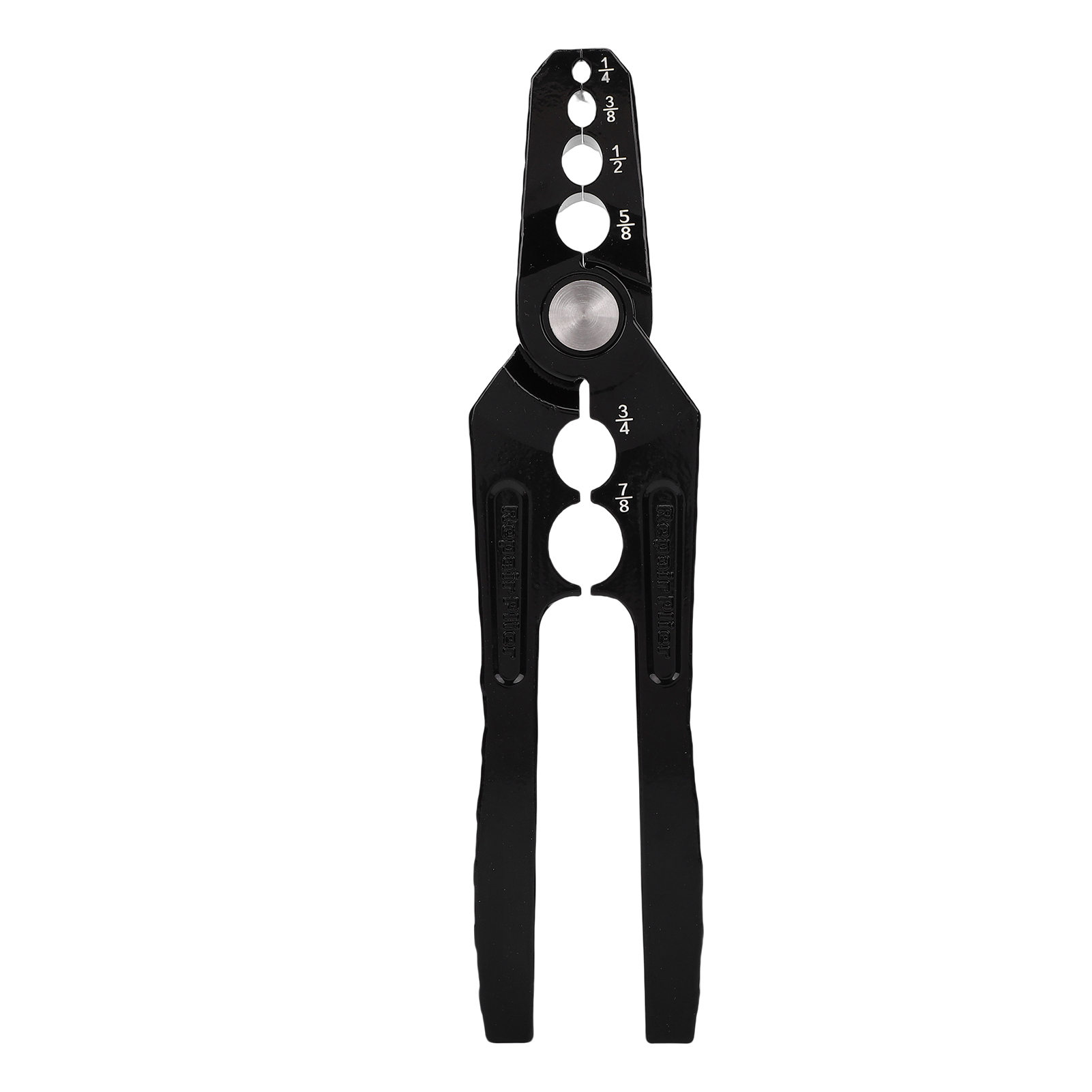 Rundzange Für Kupferrohre, 6-loch-flachrohrreparaturwerkzeug, Für Kupfer- Und Aluminiumrohre Mit Durchmessern Von 1/4 Zoll, 3/8 Zoll, 1/2 Zoll, 5/8 Zoll, 3/4 Zoll Und 7/8 Zoll.