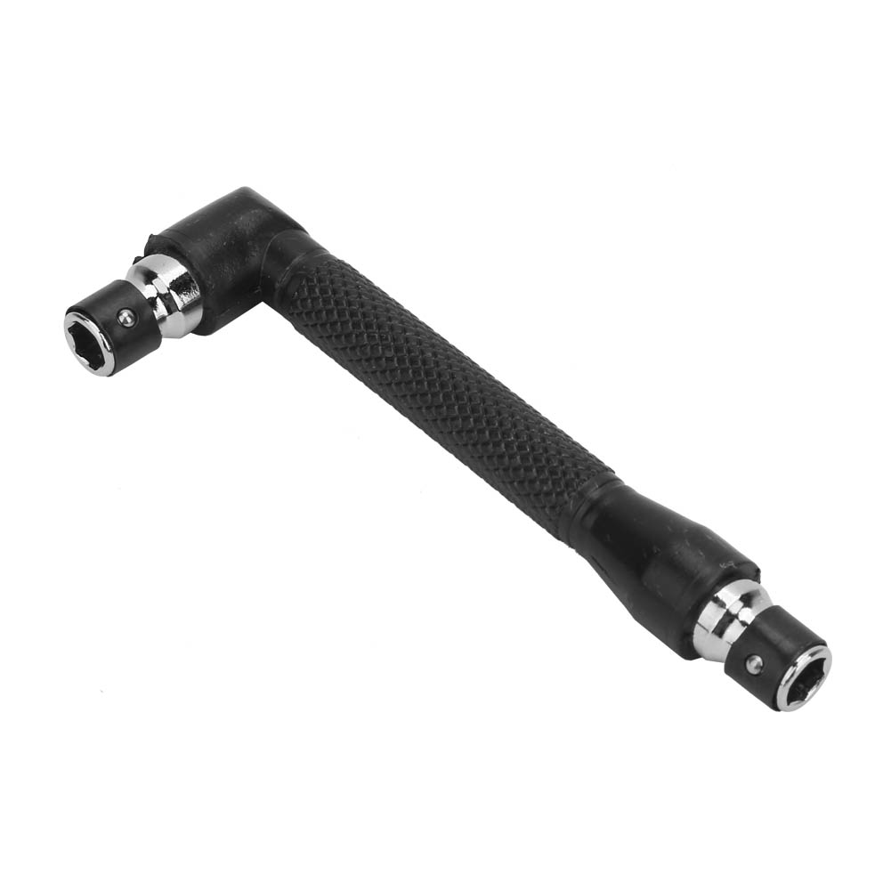 1/4" Mini-doppelkopf-steckschlüssel Aus Verzinktem Stahl, L-förmig
