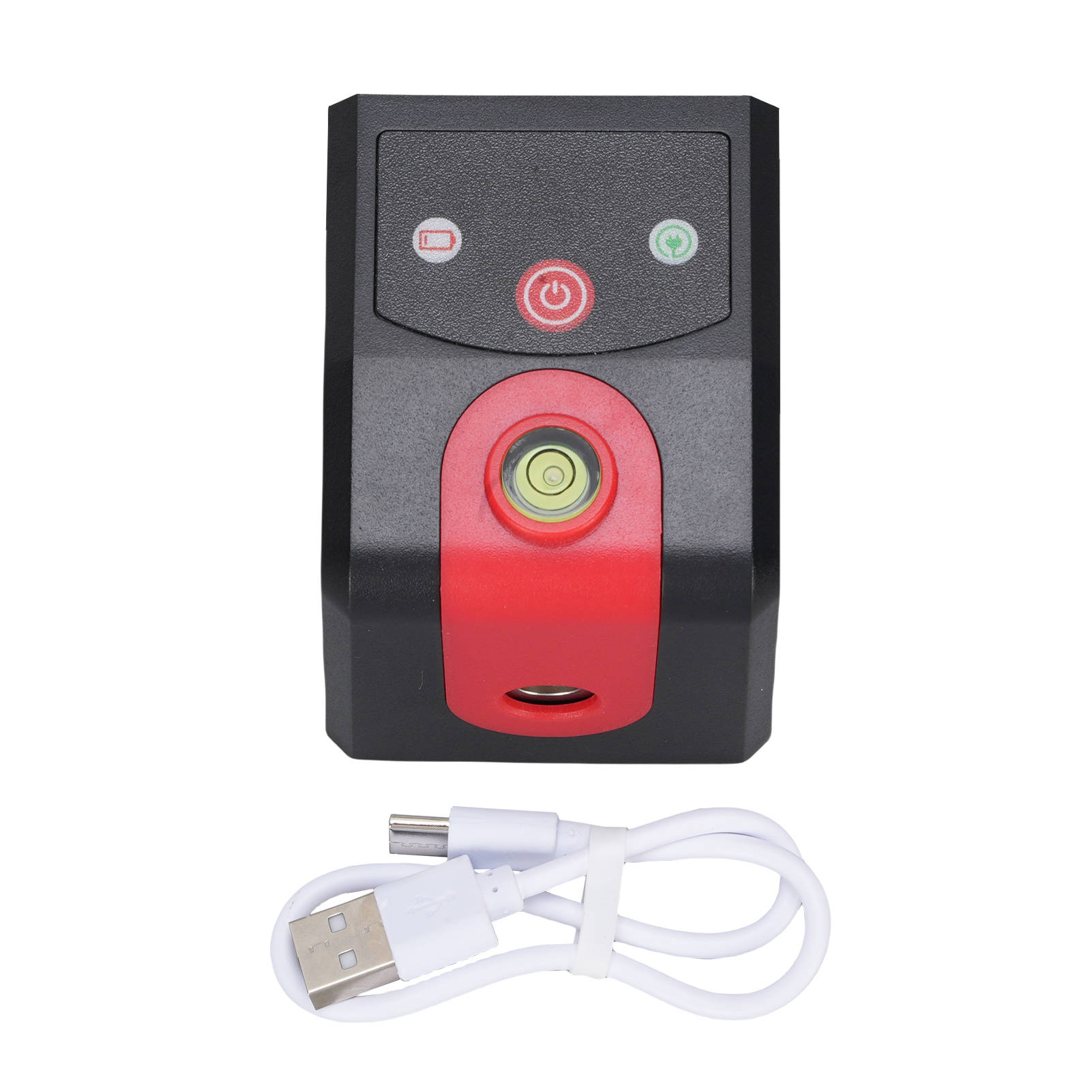 Tragbarer, Selbstnivellierender Laser Mit Wiederaufladbarem Akku, Usb-c-ladefunktion, 2 Linien, Genauigkeit ±4,5 Mm/3 Meter, Ip54 Wasserdicht, Ideal Für Fliesenarbeiten, Decken Und Tischlerarbeiten (r
