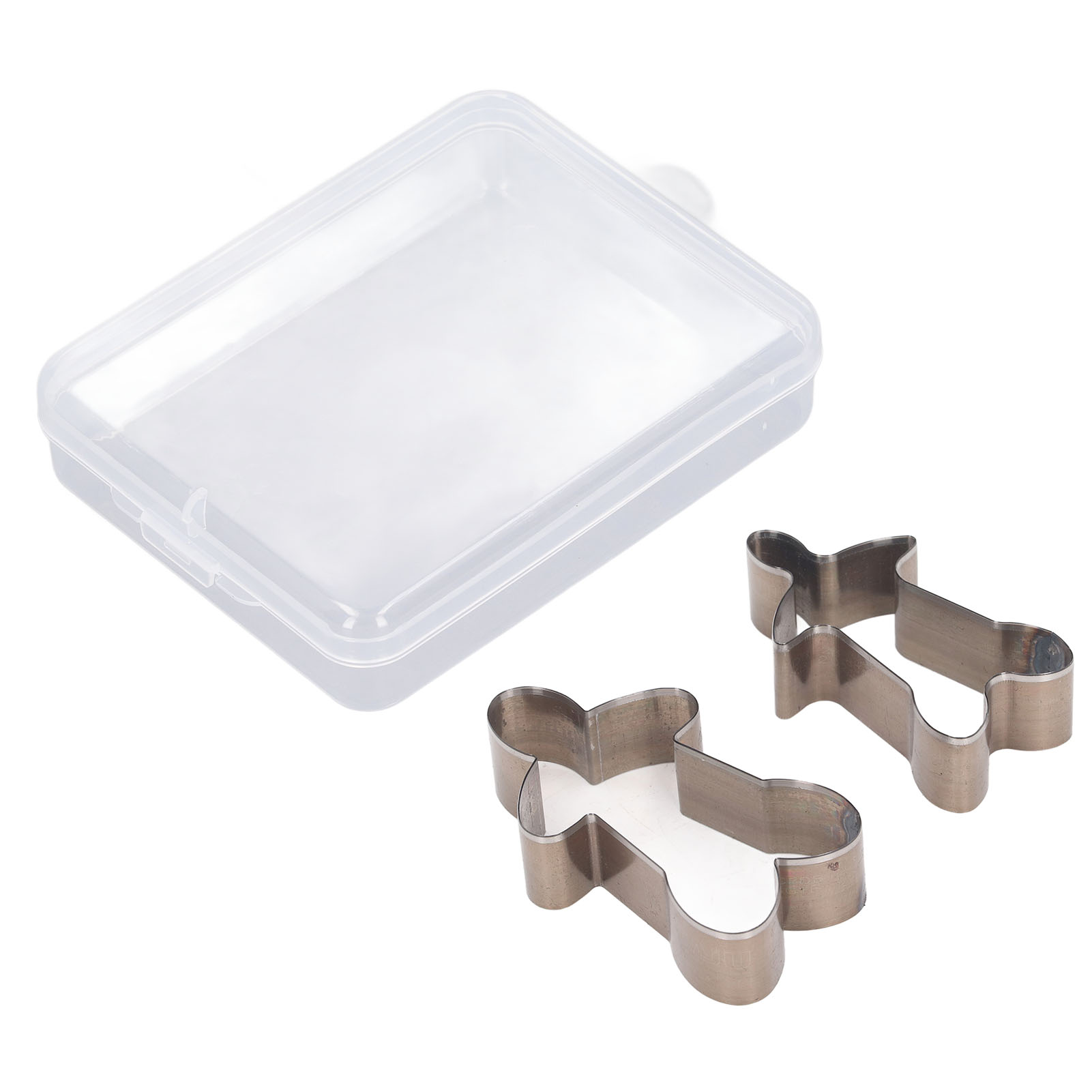 Set Aus 2 Lederstanzformen, Manuelle Perforationsformen Aus Legiertem Stahl, Puppenförmige Diy-werkzeuge