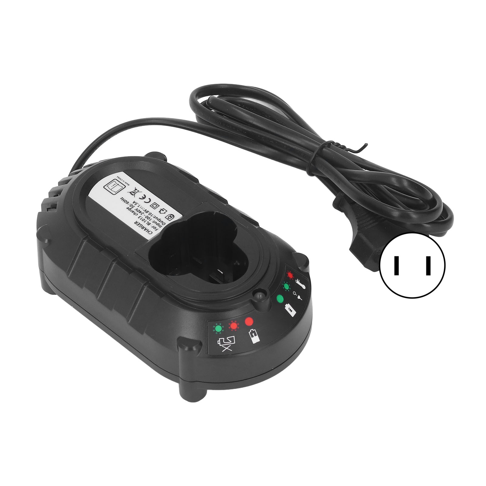 100–240-v-lithium-akkuladegerät, Abs/pc-netzteil, Für Bl1013 Und Bl1014, Us-stecker