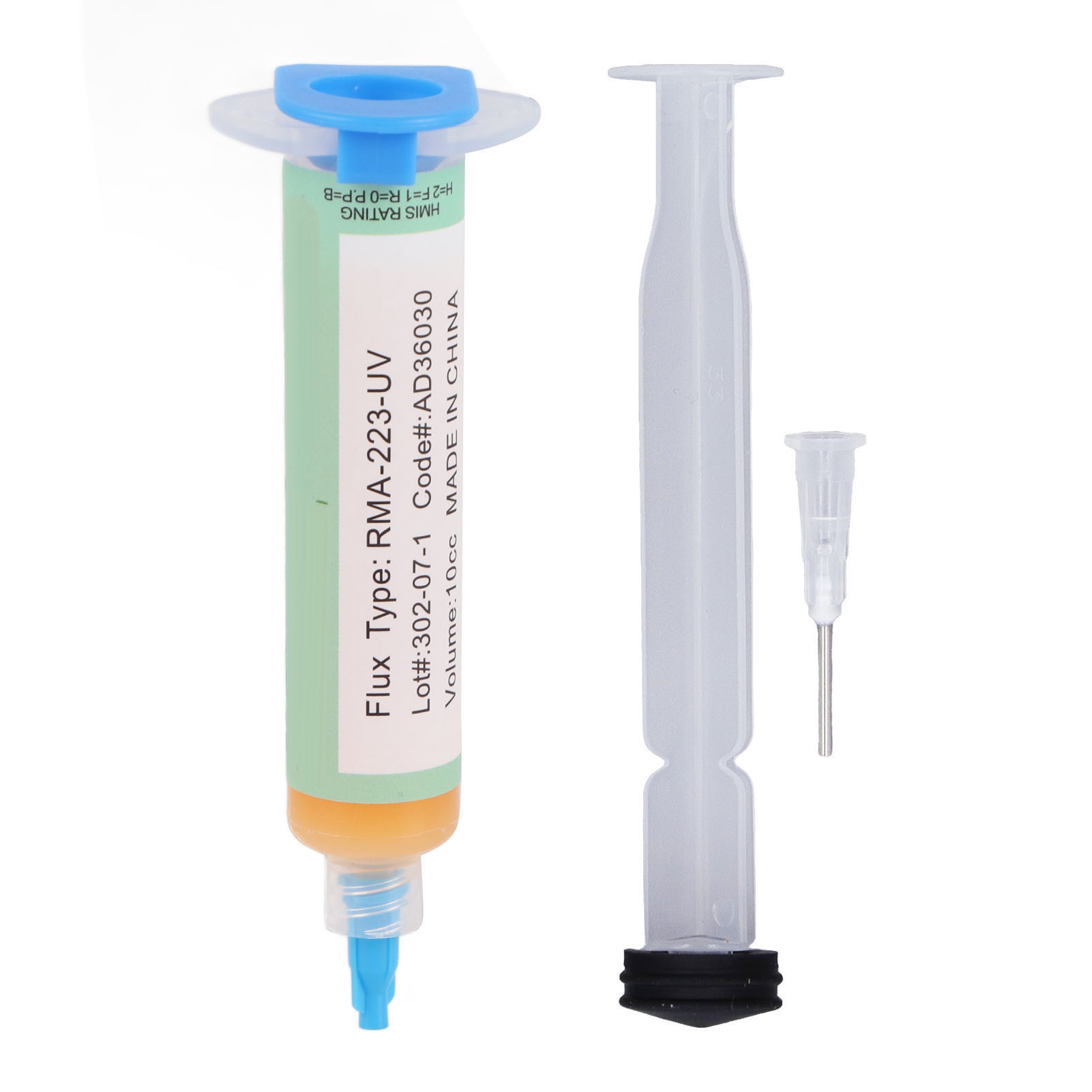 Packung Mit 2 Tuben Lötflussmittelpaste, Leicht Zu Verzinnen, Spritzentyp Rma 223 Uv Für Leiterplatten Und Bga.