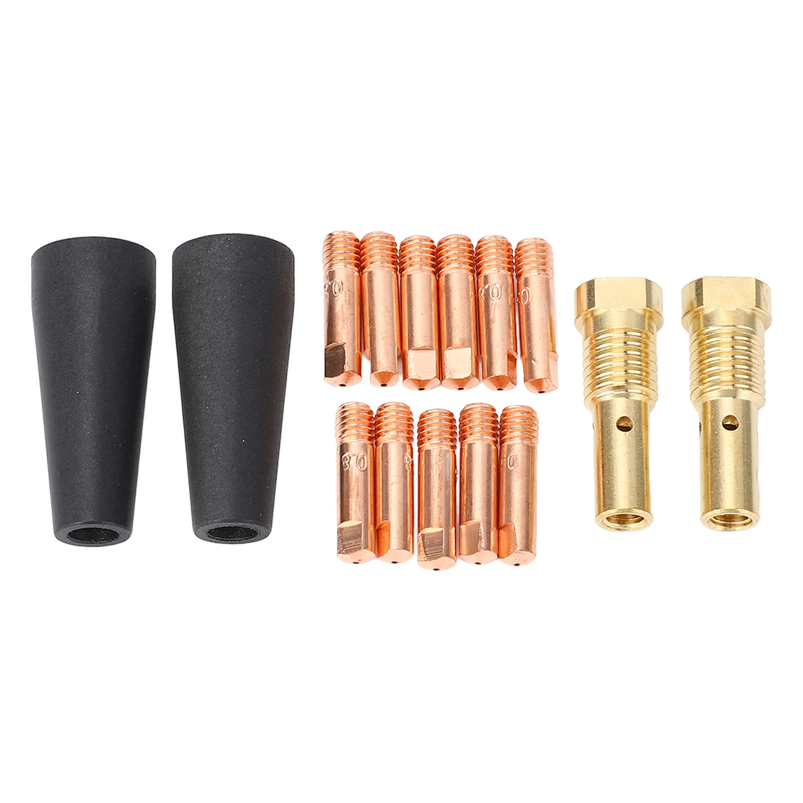15-teiliges Mig-schweißdüsen-set Mit Kontinuierlichem Durchfluss, Gasverteiler, 0,79 Mm (0,031 Zoll) Düse Für Century Fc90 80gl