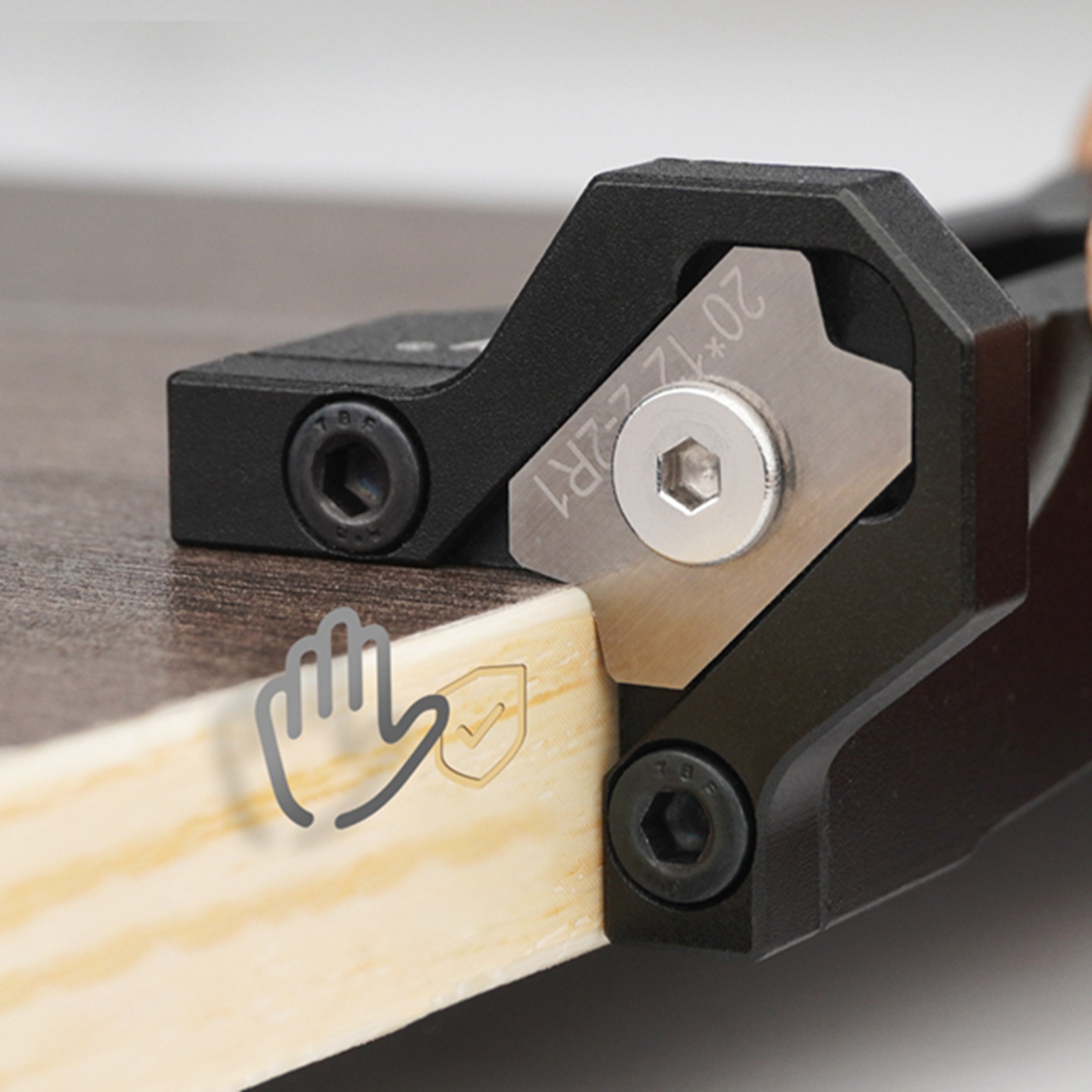 Manueller Rundschleifer Für Die Holzbearbeitung, Dichtungsleisten Für Möbelplatten, Fasenwerkzeug, Entgratungsschaber, Fasenwerkzeug Aus Aluminiumlegierung, Praktische Werkzeuge Für Die Holzbearbeitun
