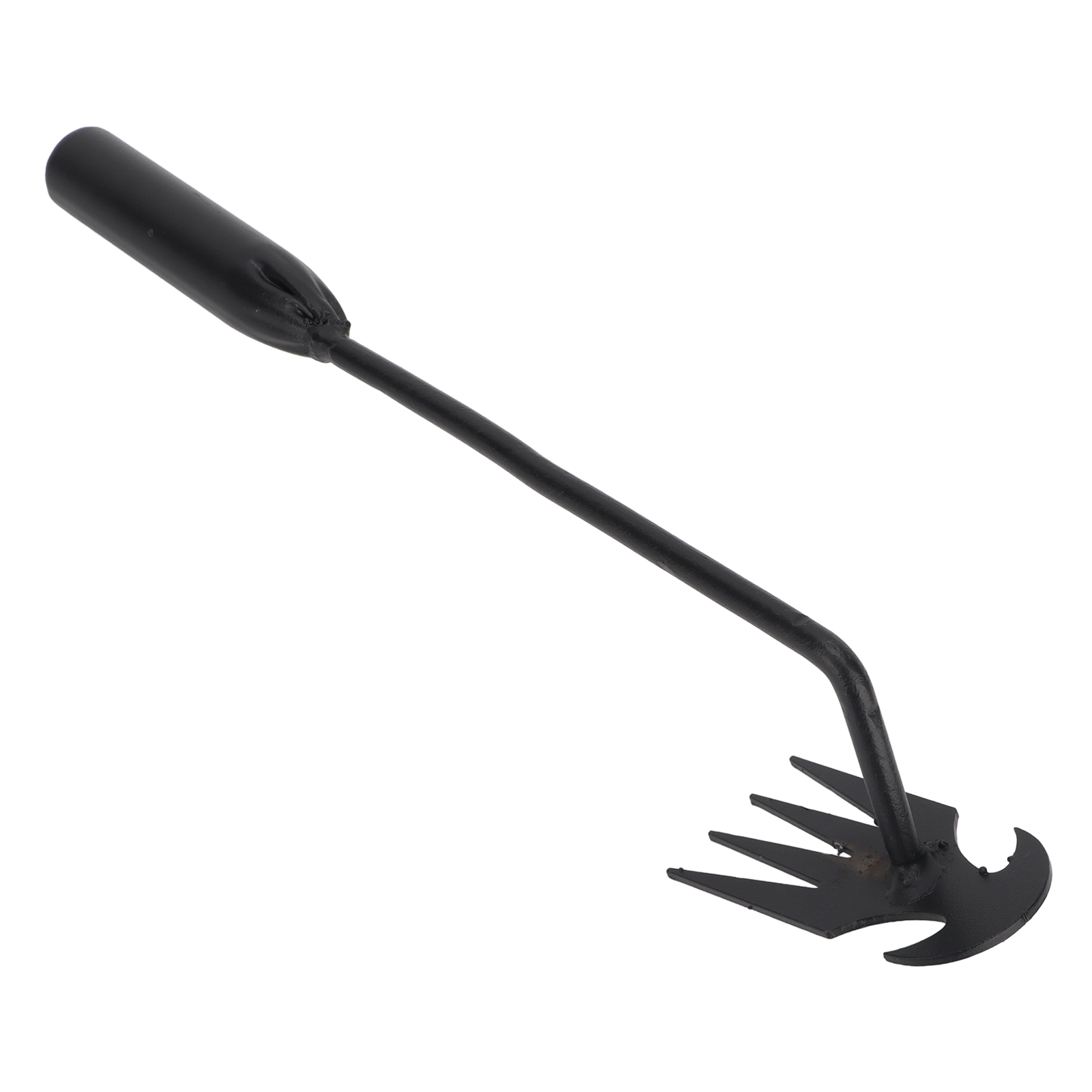 Multifunktionaler Gartenunkrautstecher Mit 4 Zinken, 30 Cm Lang, Aus Hochkohlenstoffhaltigem Stahl