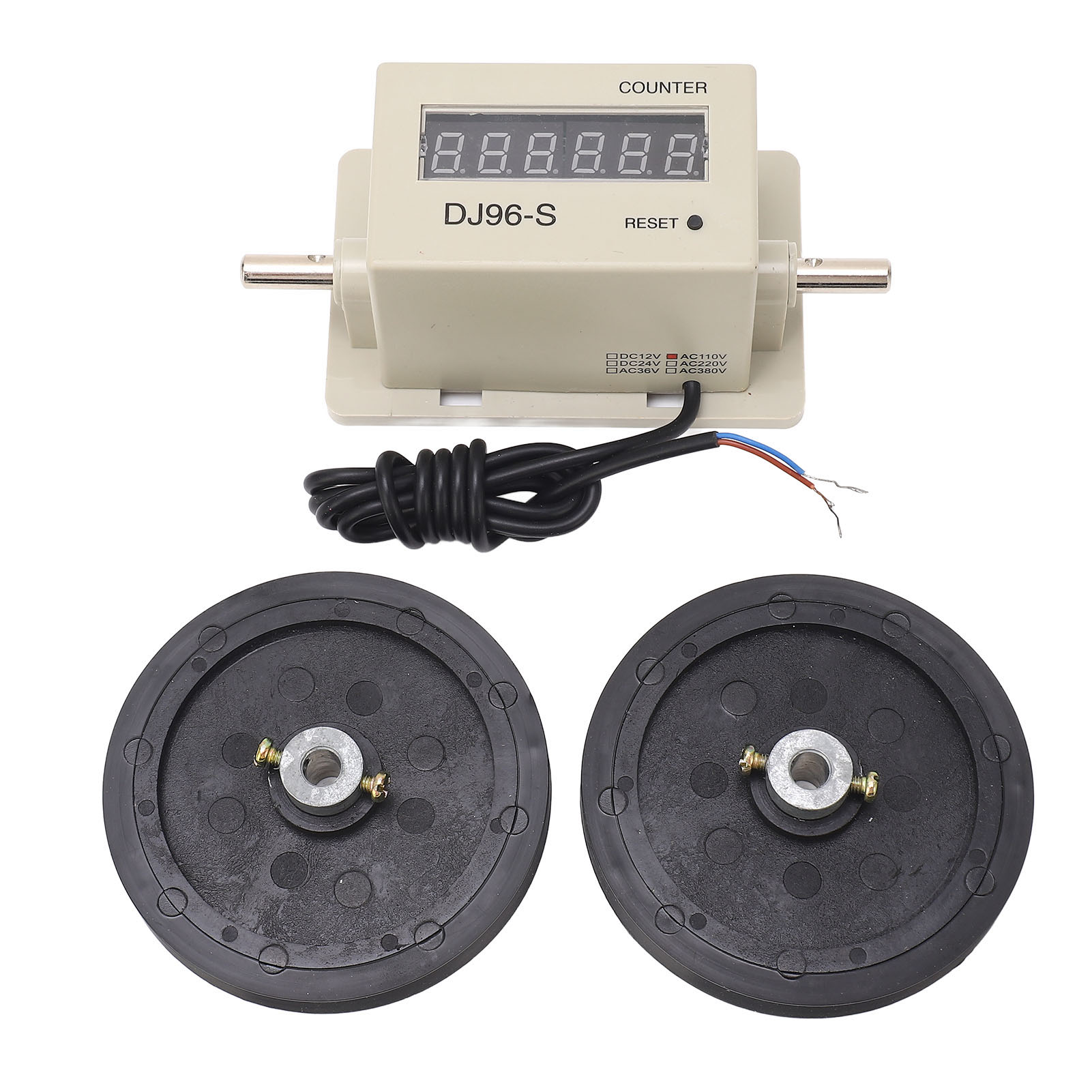 Metrisches Messrad In Metern (0,01 Bis 999,999 M), Digitales 2-rad-messrad, 110 V Wechselstrom