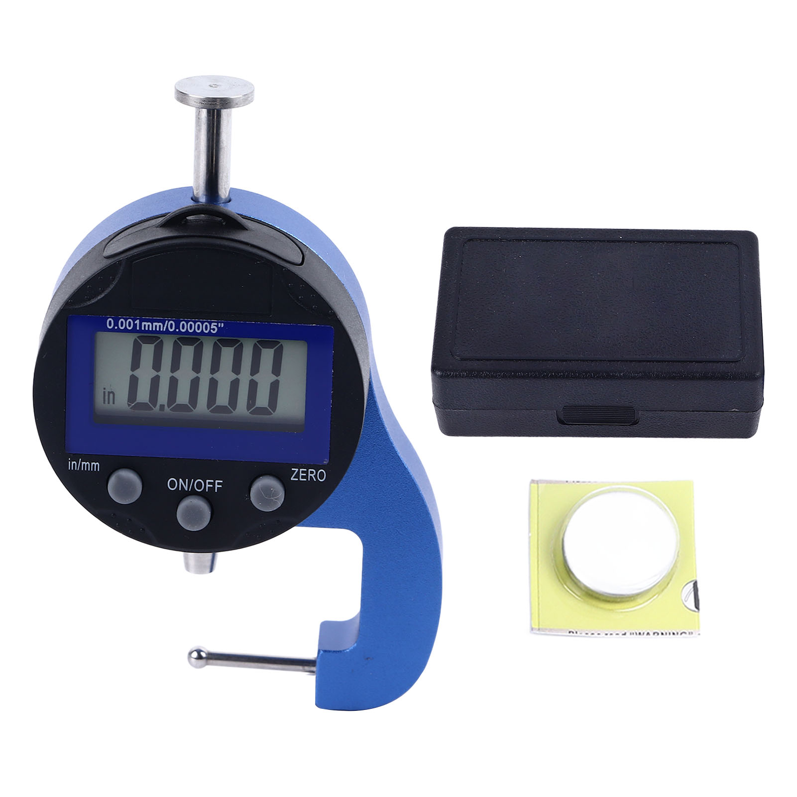 Mikropräzises Digitales Dickenmessgerät Für Rohrwandungen, Auflösung 0,0005 Zoll (0,01 Mm).