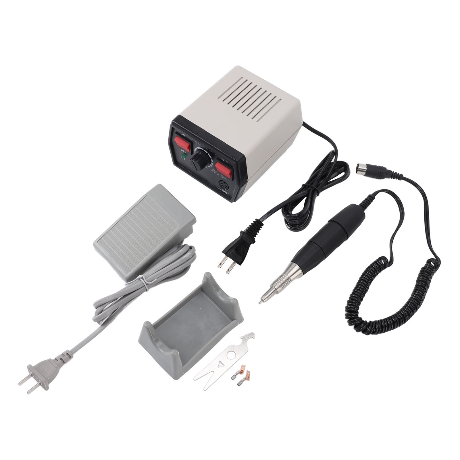 Elektrische Poliermaschine Mit Mikromotor, Einstellbarer Drehzahl Bis Zu 35.000 U/min, Mit 102 Cm Langem Griff, Für Schmuck, Keramik Und Maniküre. 110-v-us-stecker.