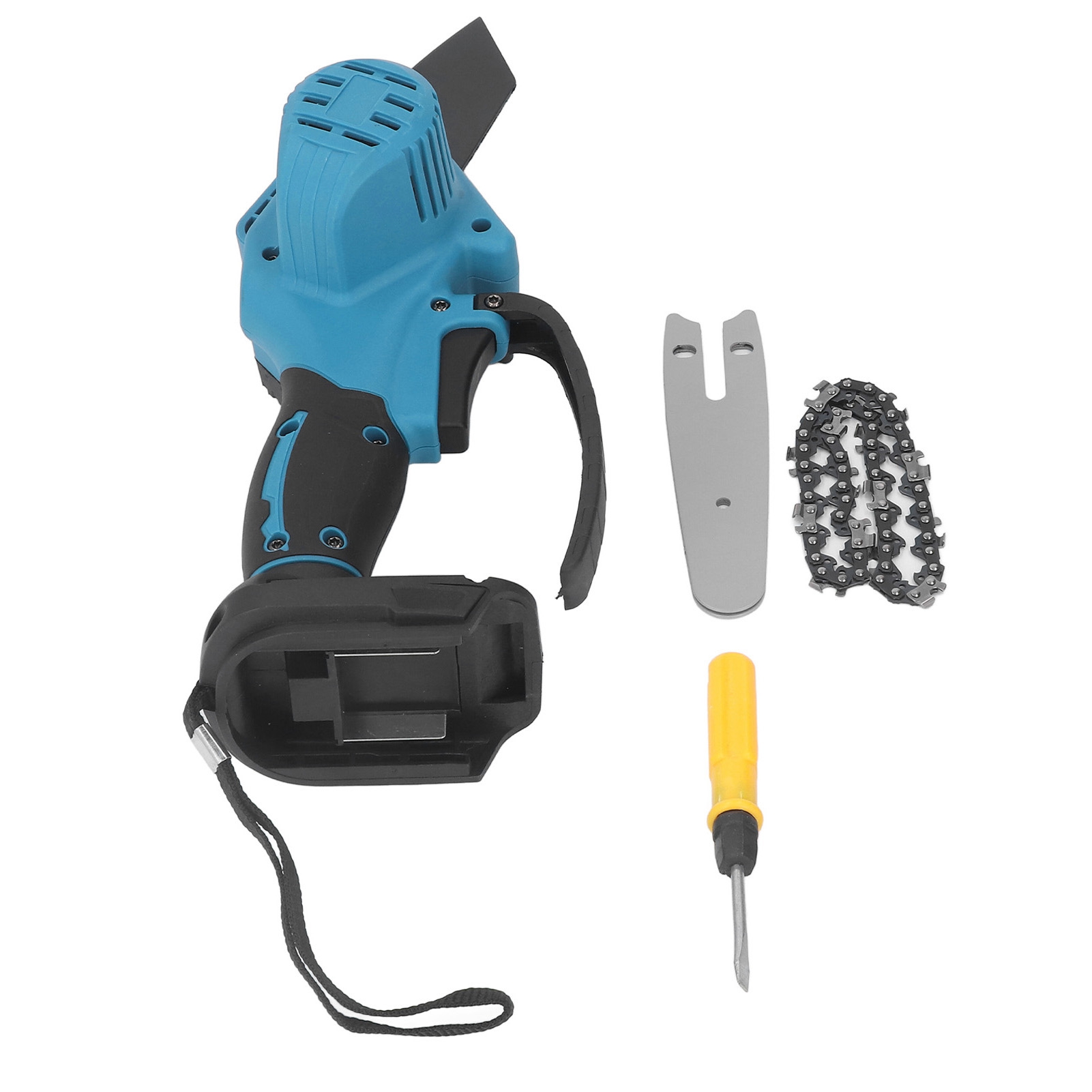 Mini-akku-elektrokettensäge, Tragbar Und Schnell, Für Gartenarbeiten, Mit 18-v-akku.