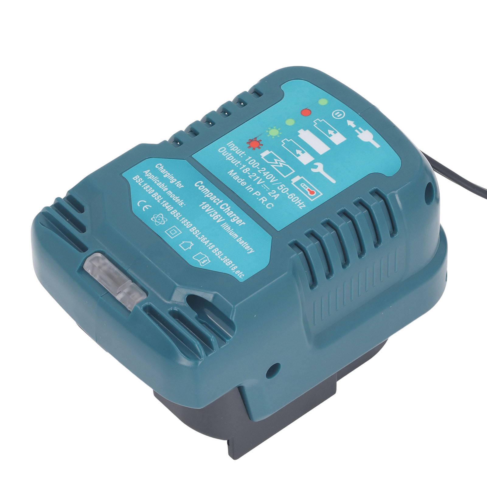 Mini-kompakt-ladegerät Für Hikoki Bsl1830, Bsl1840, Bsl1850, Bsl36a18 Und Bsl36818 Lithium-batterien (18 V Und 36 V).