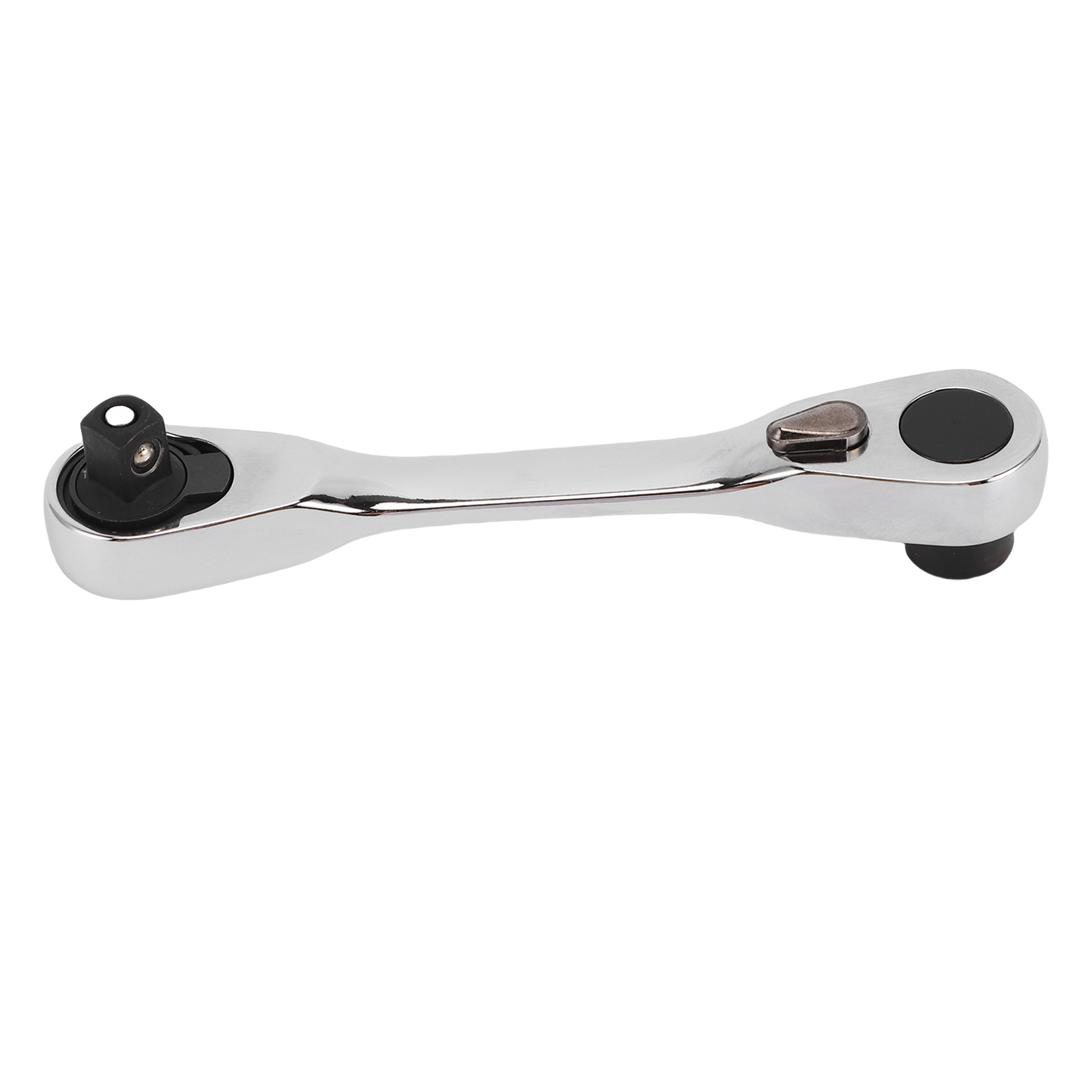 Mini-ratschenschlüssel 1/4", Doppelkopf-kombination, 72-zahn-steckschlüsselantrieb, Zahnradschraubendreher, Bitrotator, Praktisches Zubehör, Silbernes Werkzeug