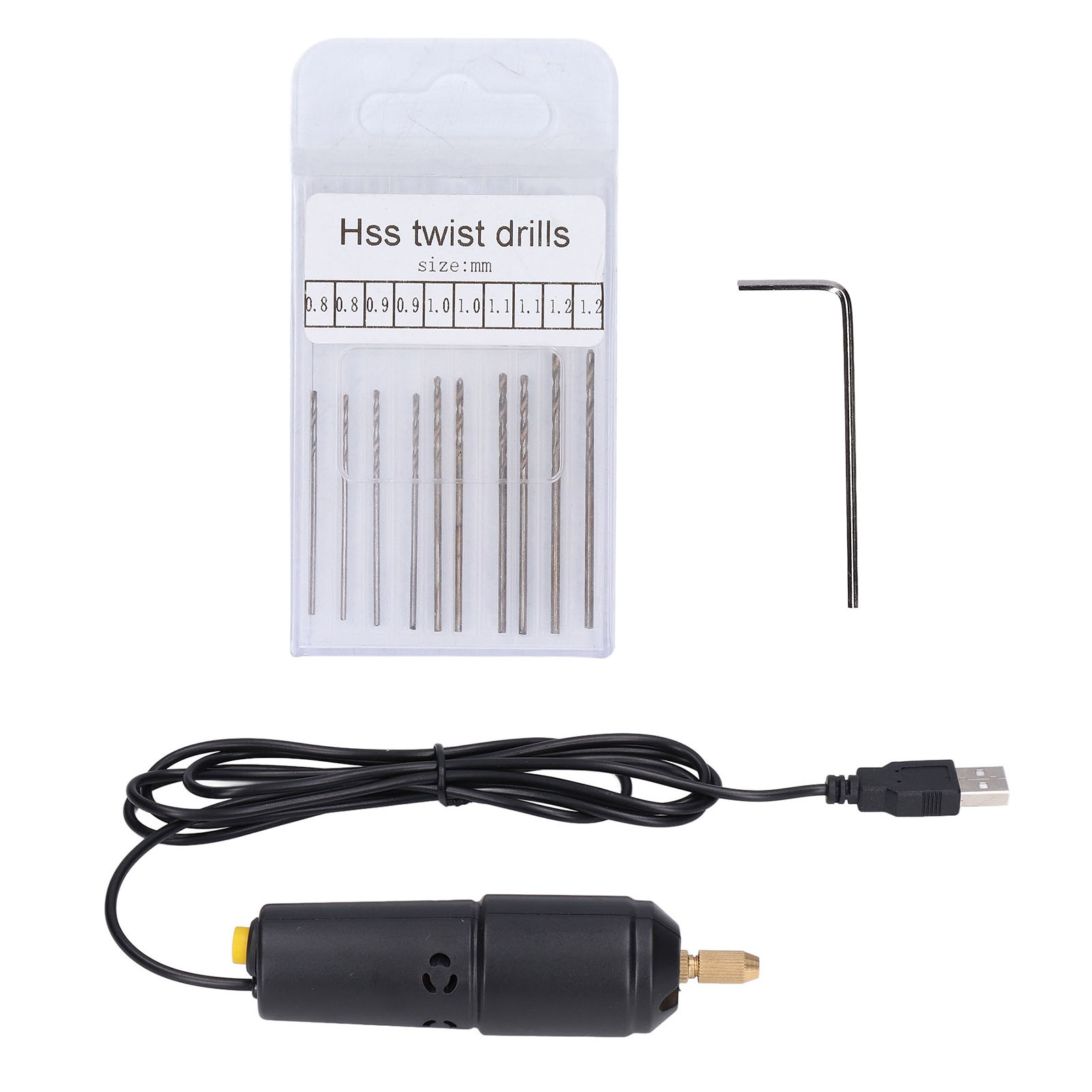 Mini-hochgeschwindigkeits-usb-elektrobohrmaschine Für Stahl, Abs, Eisen Und Harz (ohne Us-stecker).