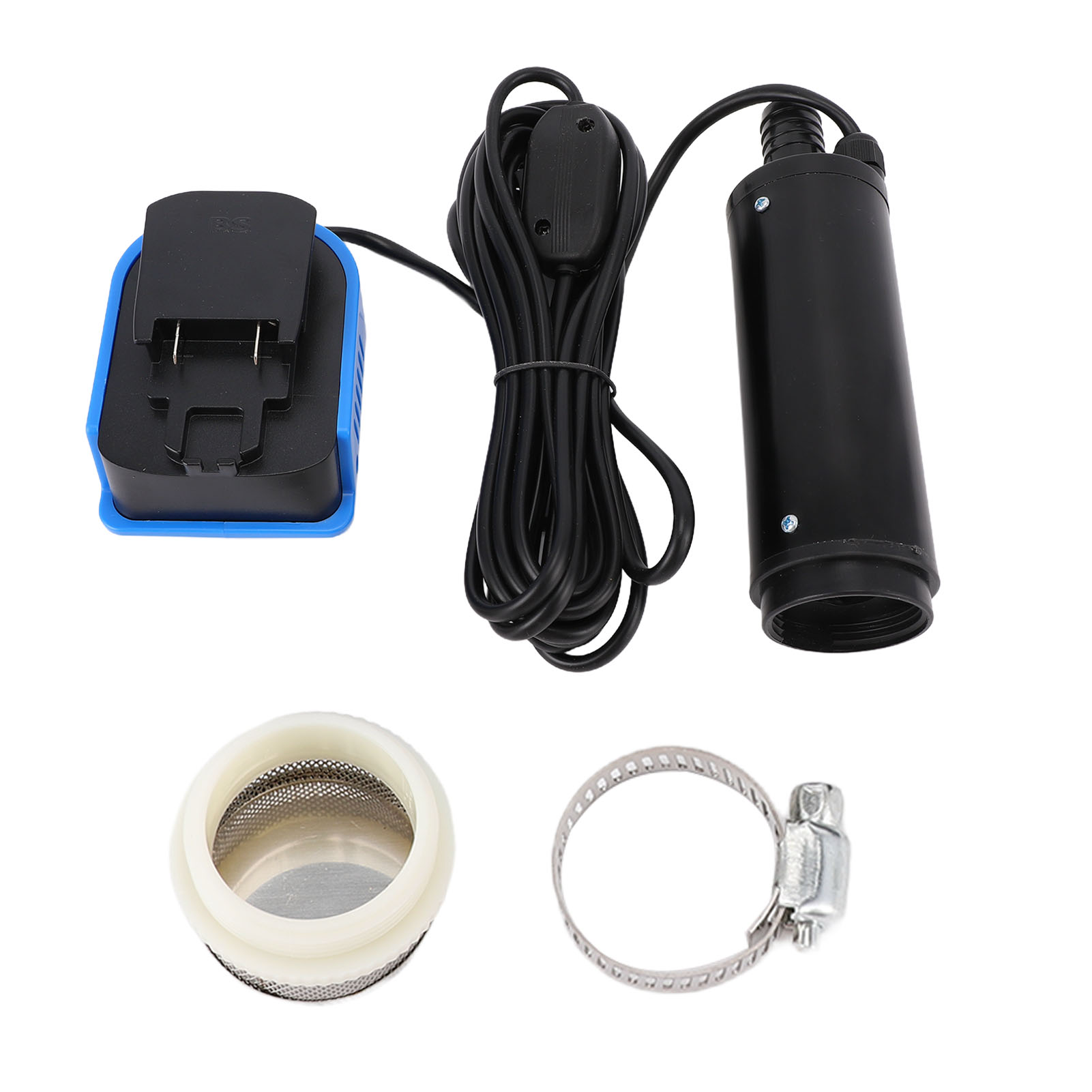Mini-wasserpumpe Mit 18v Li-ionen-akkuhalter Der Serie Pba, Tragbare 500-gph-tauchpumpe Mit Sedimentfilter Zum Entleeren Von Schwimmbecken, Gartenteichen Und Tiefen Brunnen.