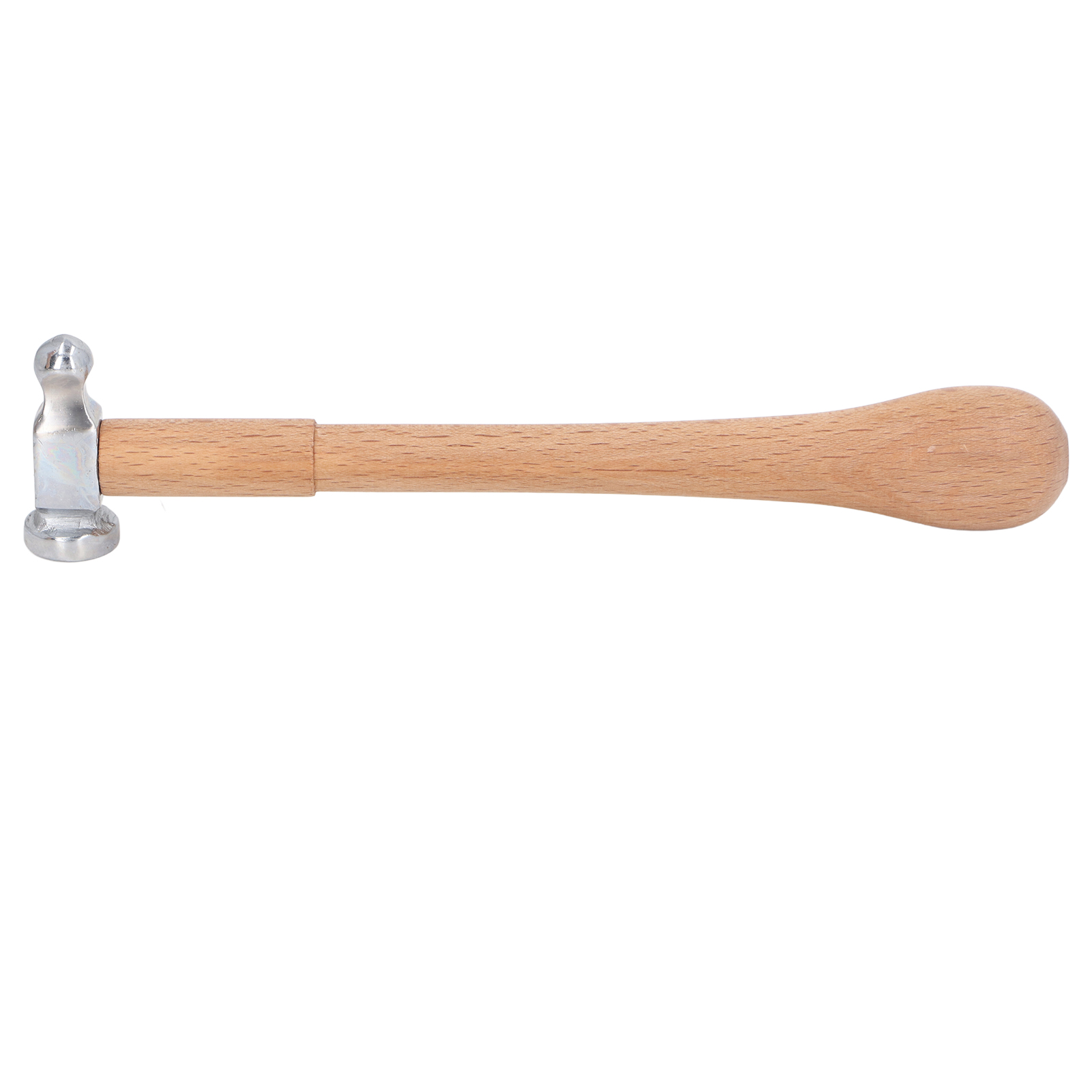 Miniaturhammer Mit Rundem Hammerkopf Aus Kohlenstoffstahl, Ergonomischem Holzgriff, Ideal Für Die Herstellung Von Schmuck Und Goldschmiedearbeiten.