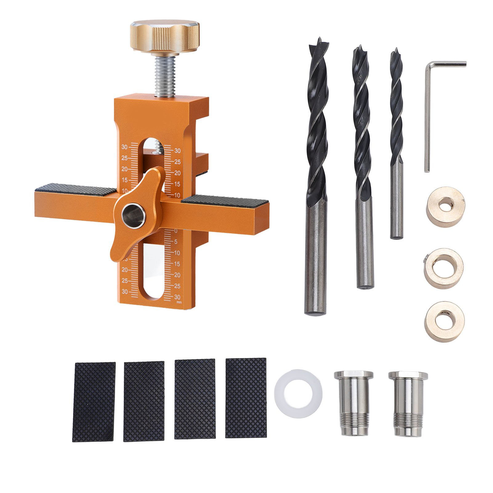 Montageschablone Für Schranktüren Aus Dicker Aluminiumlegierung, Mit 6 Mm, 8 Mm Und 10 Mm Bohrern