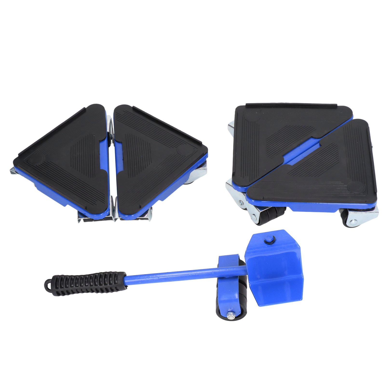 Set Mit 5 Universellen Möbelheberollen, Tragkraft Bis Zu 300 Kg, Für Sofa, Tisch, Kleiderschrank (blau).