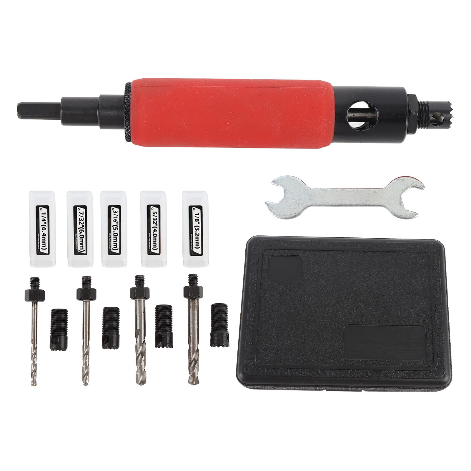 Nietenauszieher-set: Nietenauszieher, 1/8, 5/32, 7/32, 1/4 Und 3/16 Bohrer Für 1/4 Zoll Pneumatische Oder Elektrische Bohrmaschinen.