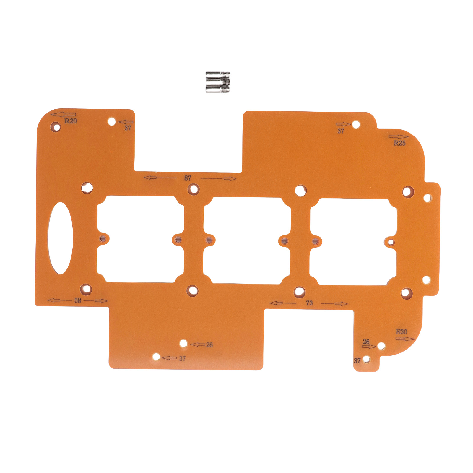 Grifflose Einbauschablone Für Schränke – 3-in-1-design – Multifunktionale Einbauschablone Für Einbauschränke