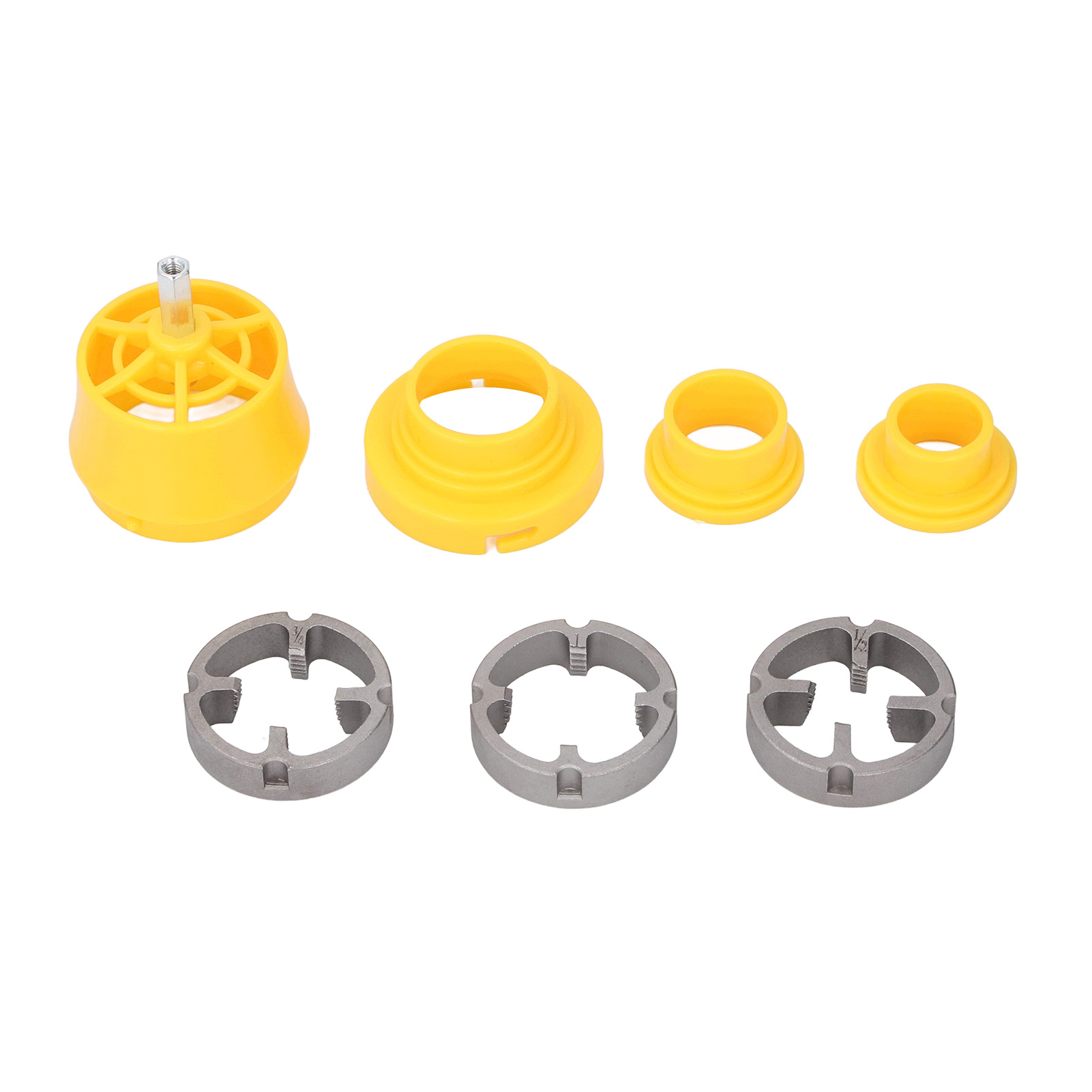 Set Mit 6 Pvc-gewindeschneidwerkzeugen (1/2", 3/4" Und 1") Für Elektroinstallations- Und Sanitärrohre