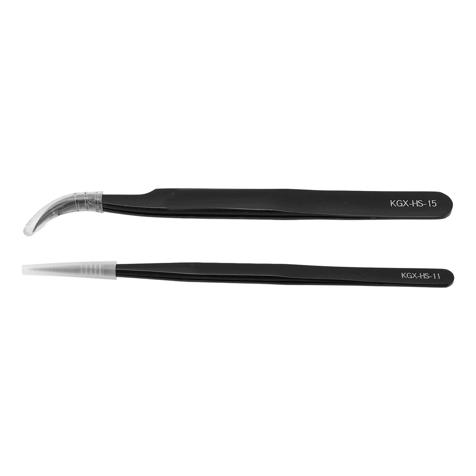 Pinzette Aus Aluminiumlegierung, Gerader Gebogener Kopf, Antimagnetisch, Präzision, Zum Löten Von Leiterplatten (schwarz).