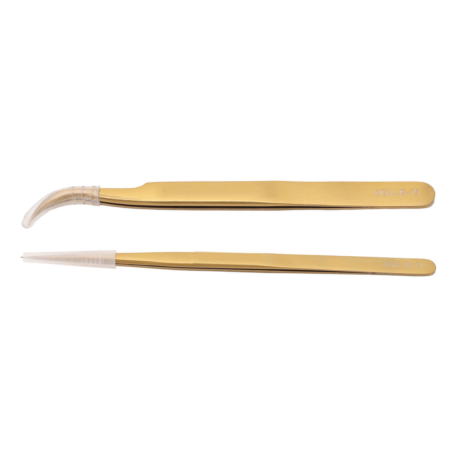 Pinzette Aus Aluminiumlegierung Mit Geraden Und Gebogenen Köpfen, Antimagnetisch Und Präzise Zum Löten Von Leiterplatten (gold).