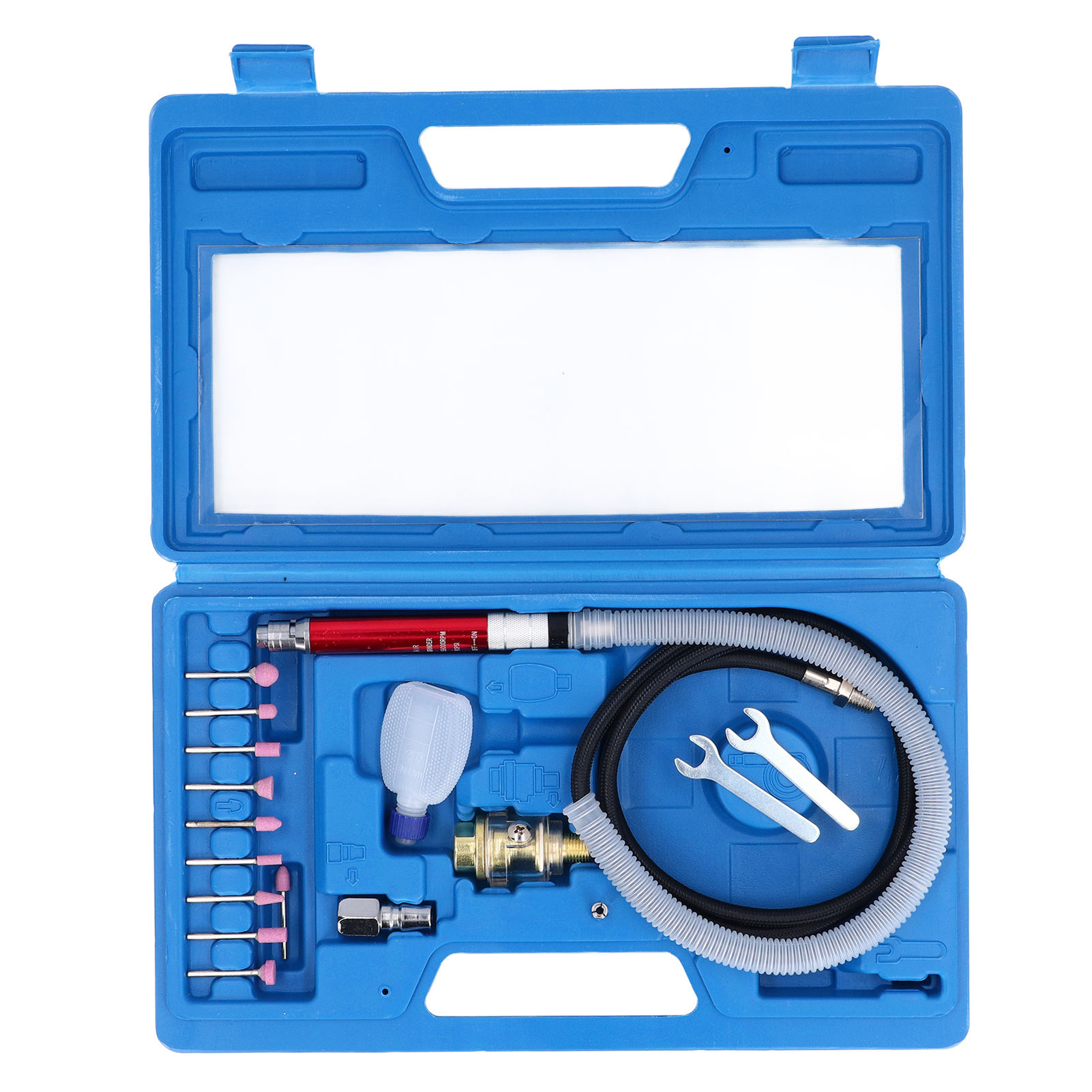 1/8" Multifunktions-druckluft-mikroschleifer-set, 58.000 U/min
