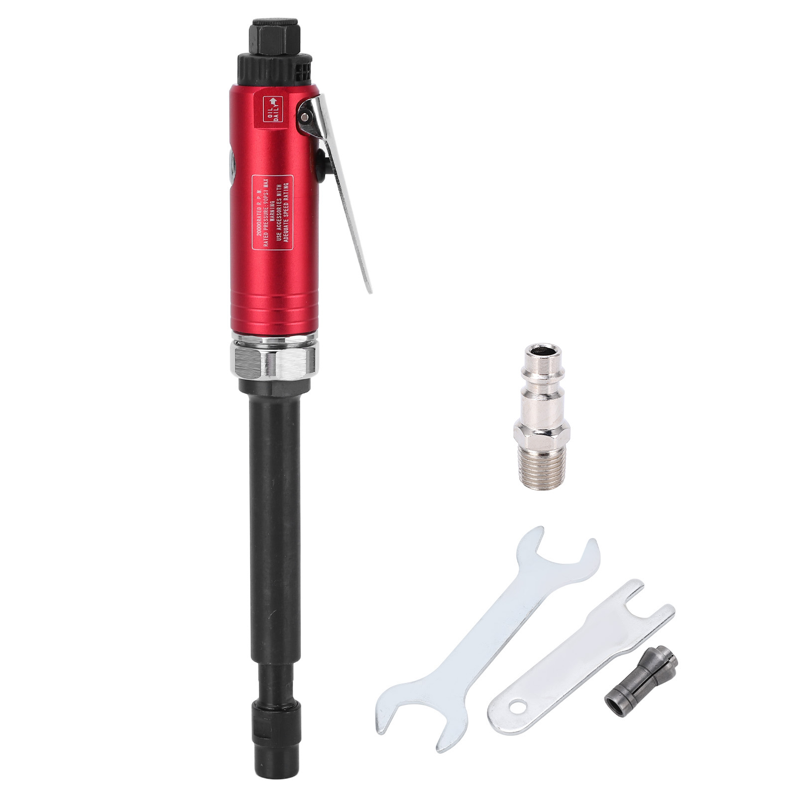 20.000 U/min, 90 Psi Druckluftschleifmaschine, Präzisions-druckluftschleifmaschine Mit Verlängerter Verlängerung, 3-mm- Und 6-mm-spannzangen, Europäische Ausführung