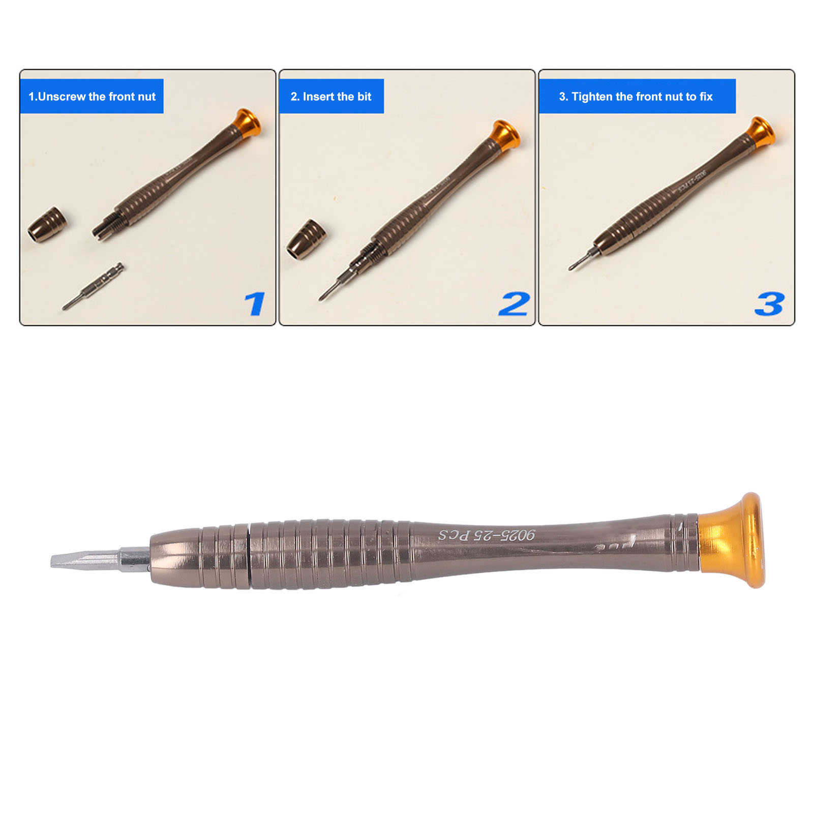 25-in-1 Präzisionsschraubendreher-bit-set Für Die Reparatur Von Brillen, Uhren Und Elektronischen Geräten (diy).