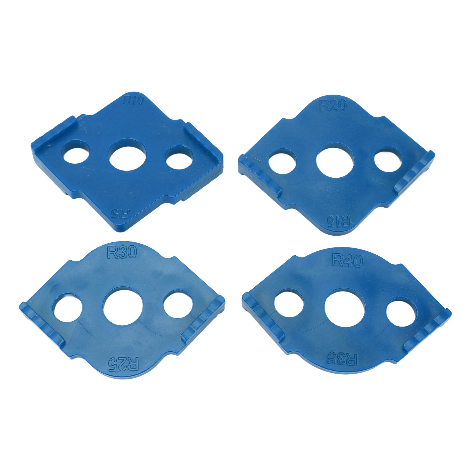 R-winkel-fräsvorrichtung (4er-set), Aus Abs, Blau, Für Die Holzbearbeitung.