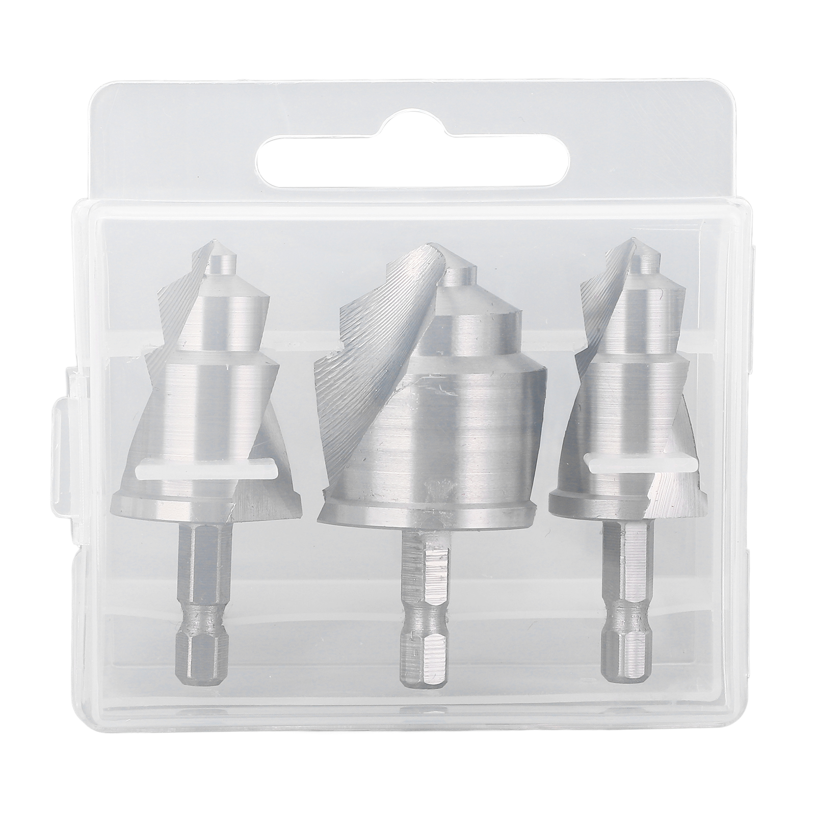 Set Aus 3 Hebebohrern Mit Gestufter Reibahle Mit 6,35 Mm (1/4 Zoll) Sechskantschaft Zur Reparatur Von Pvc- Und Ppr-wasserrohren (15-19 Mm, 18-24 Mm, 24-31 Mm).