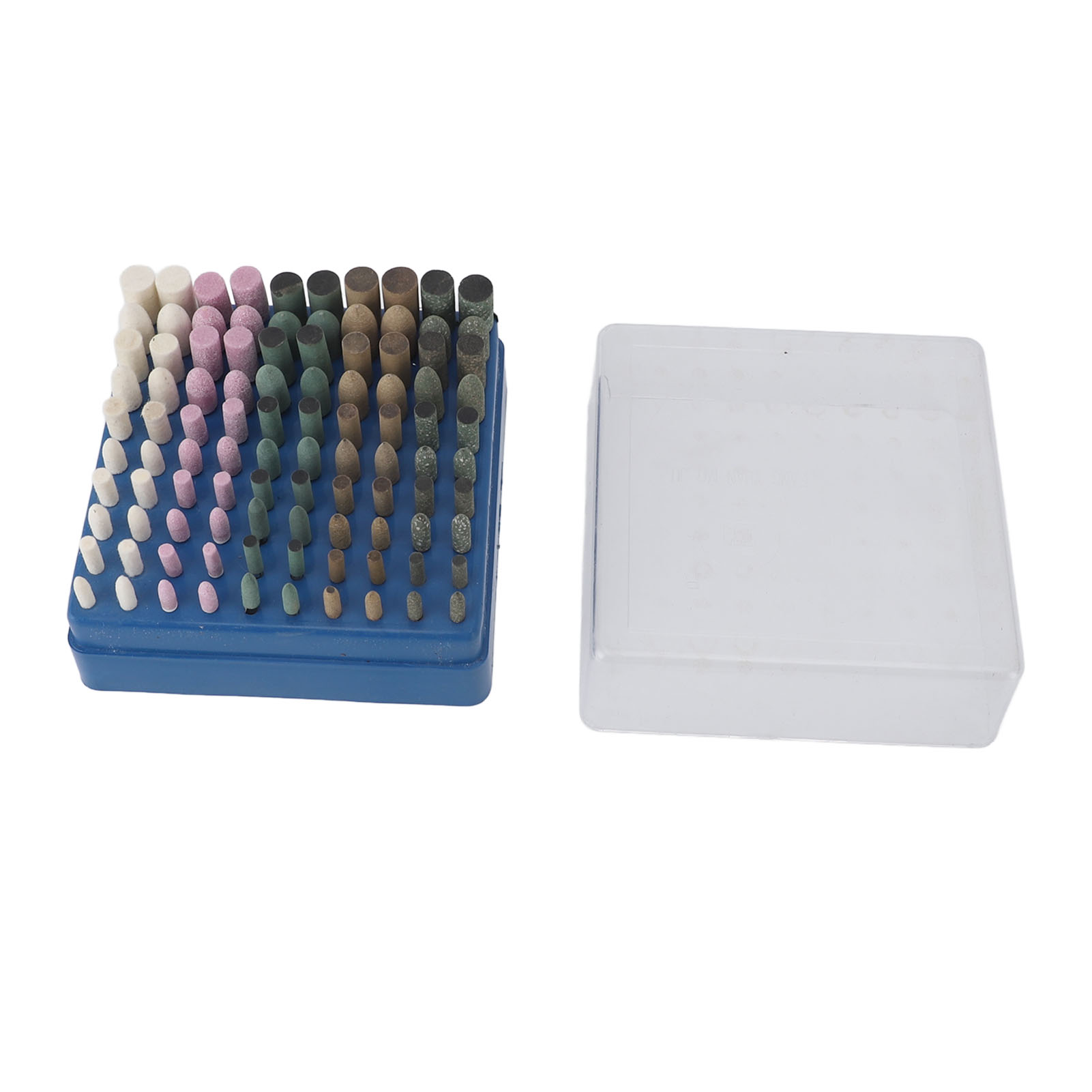 100 Rotationspolieraufsätze Mit 3-mm-schaft, Schleifmittel, Poliersets, Wolle, Sesam, Gummi, Rindsleder, Schleifstein