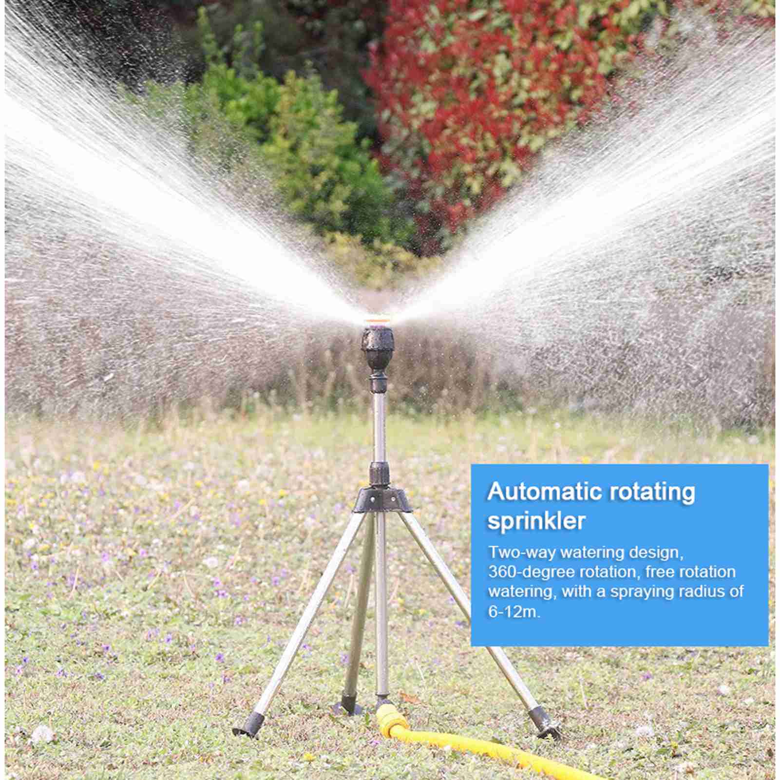 Automatischer, Um 360 Grad Drehbarer Regner Zur Bewässerung Von Gärten, Gewächshäusern Und Gemüsebeeten.