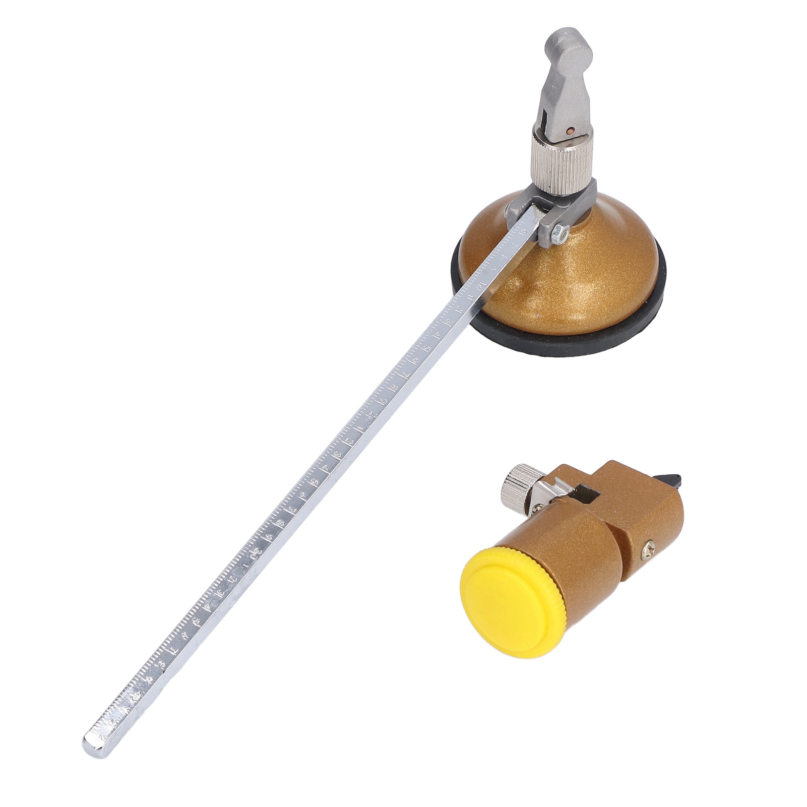 Verstellbarer Und Präziser Runder Glasschneider Mit Saugnapf Für Keramik, 400 Mm