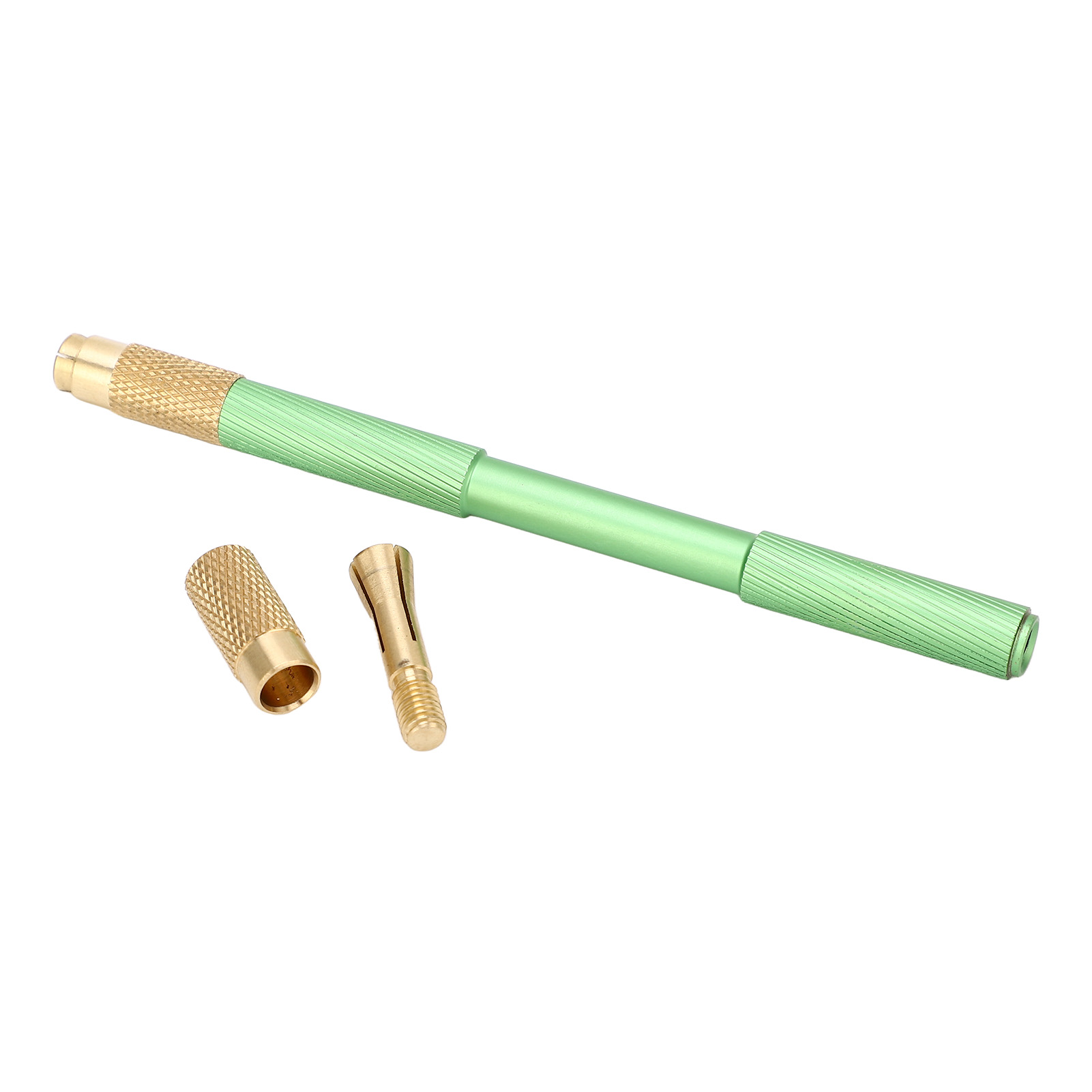 Universeller Schabergriff Aus Rutschfester Aluminiumlegierung Mit Doppelkopf, Ergonomischem Griff Mit Messingverriegelung, Cyanfarben
