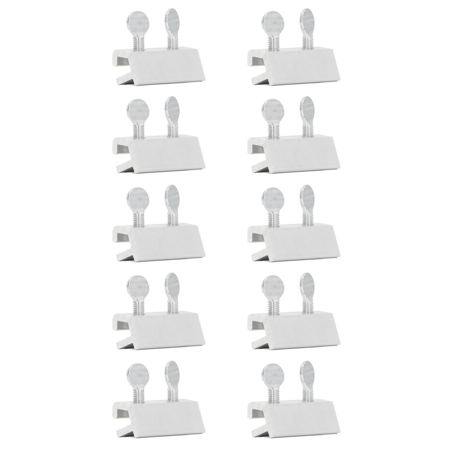 Set Mit 10 Doppelloch-diebstahlsicherungen Für Fenster Und Schiebetüren, Edelstahl