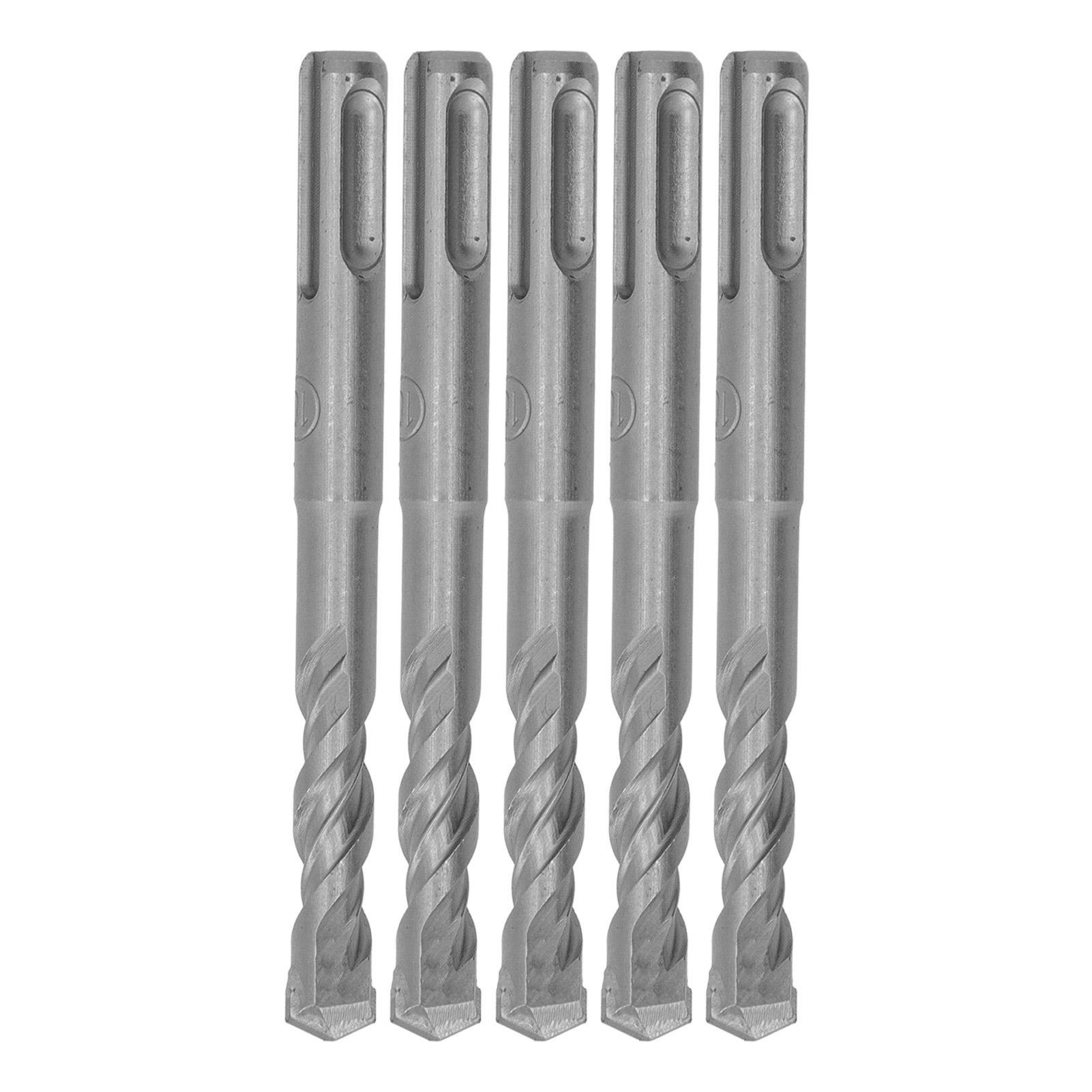Satz Von 5 Hartmetall-schlagbohrern, 2 Schneiden, Für Ziegel Und Stein, 110 Mm (10 Mm / 0,40 Zoll) Öffnungsdurchmesser.