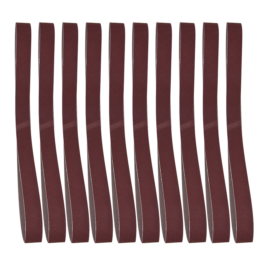 10 Schleifbänder Von 760 X 25 Mm (30 X 1 Zoll) Für Bandschleifer, Körnung 60-180 (180)