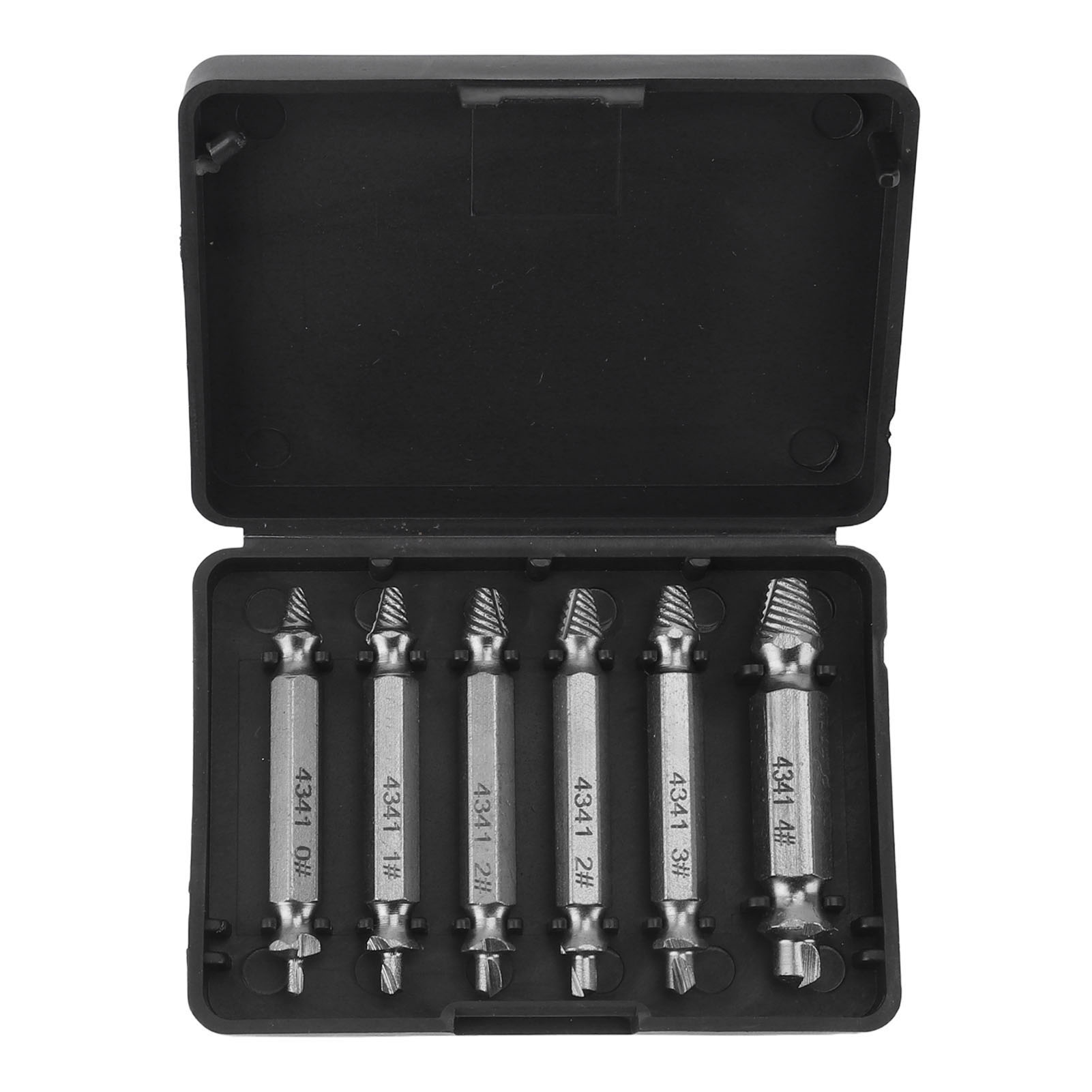 Ausdreher-set Für Beschädigte Schrauben, Demontagewerkzeug Für Abgebrochene Und Beschädigte Schrauben, Hss-muttern Und -schrauben, Inklusive Bohrer, Originalfarbe