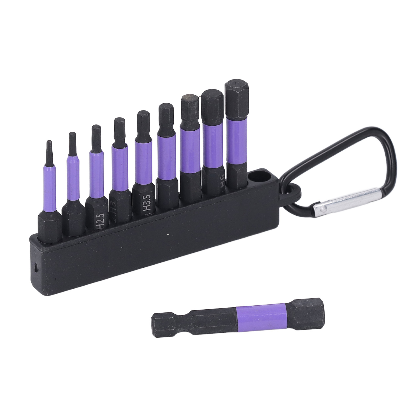 10-teiliges Set Mit 5 Cm (2 Zoll) Langen Sechskant-schraubendreherbits Und Starkem Magneten