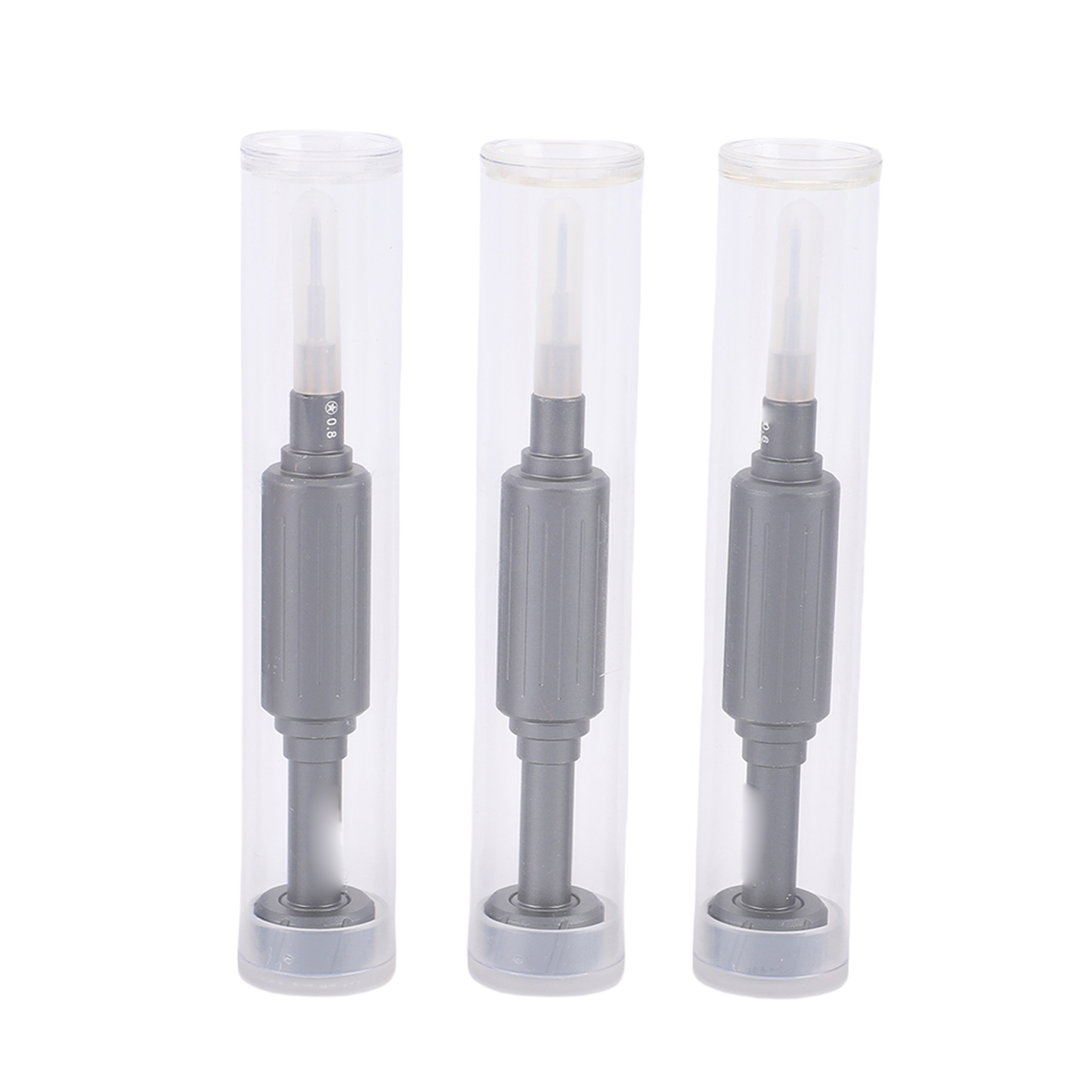 Set Mit 3 Schraubendrehern: Tri-wing-schraubendreher (0,6 Mm), Pentagramm-schraubendreher (0,8 Mm) Und Kreuzschlitzschraubendreher (1,2 Mm) Für Elektronikreparaturen. Geräuscharmes Lager.