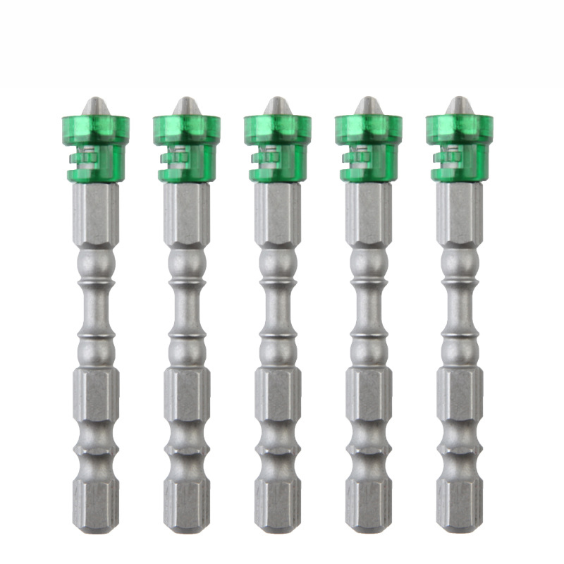 Set Mit 5 Phillips-schraubendreherbits Aus S2-legierungsstahl Mit Magnetischem Sechskantschaft Für Umweltfreundliches Arbeiten