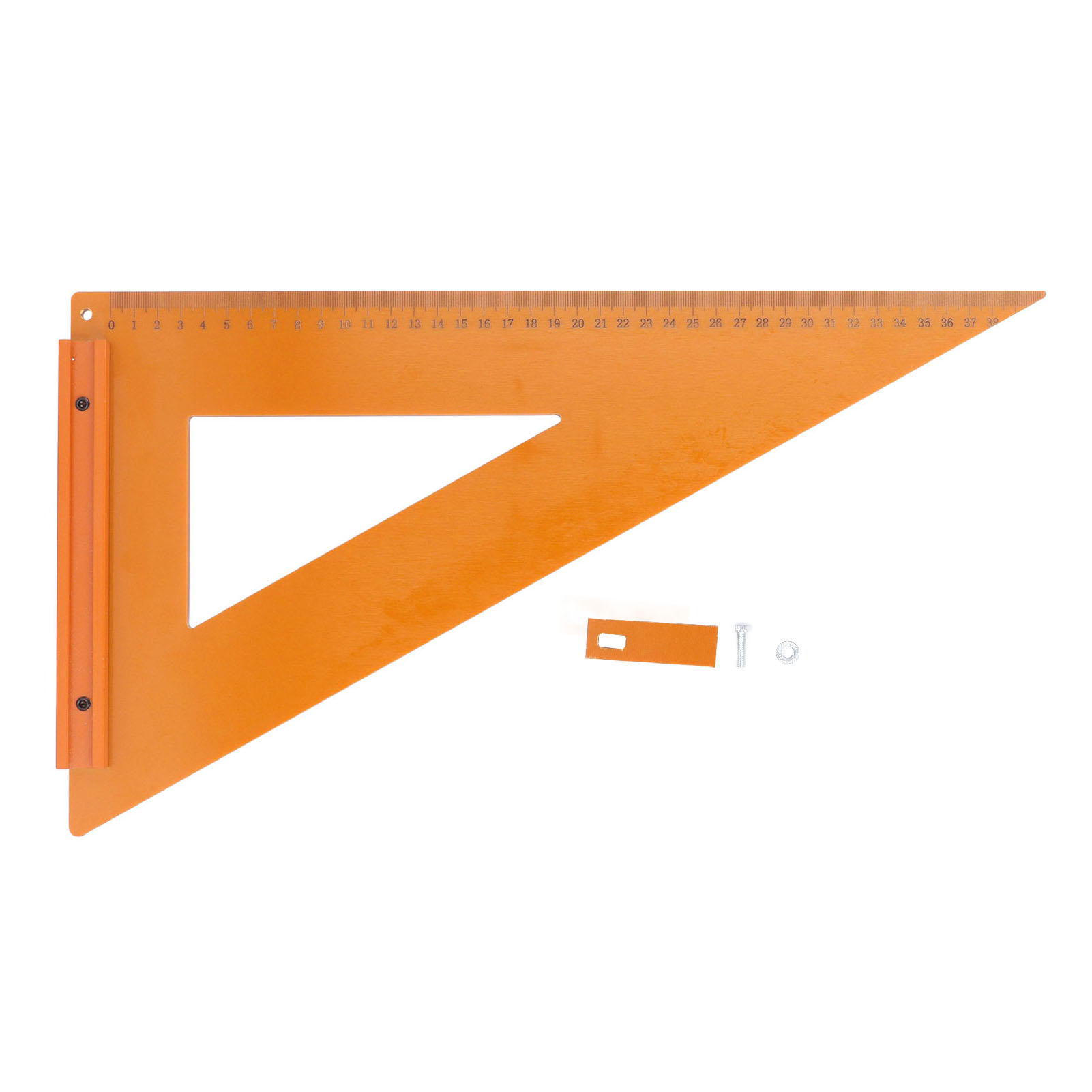 Dreieckiger Zimmermannswinkel 40 X 23 Cm Aus Hochpräzisem Technischem Kunststoff, 90° Rechtwinklig