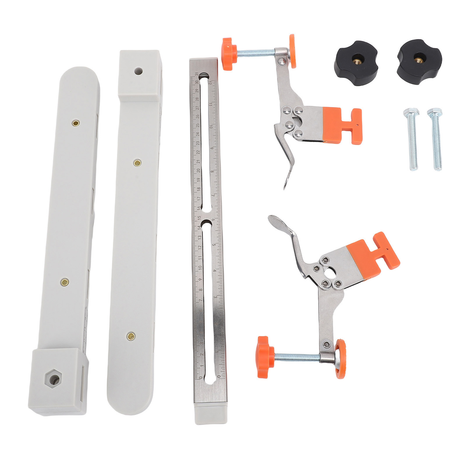 Schubladenschienen-schablonenset, Magnetische Schrankmontagehilfe, Montagehilfsmittel Mit 2 Klemmen