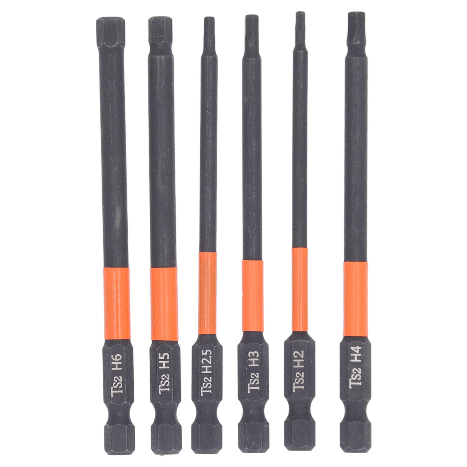 Set Mit 6 Sechskantbohrern H2 Bis H6 100l Aus S2-legierung, Mit Starkem Magneten, Für Auto- Und Heimwerkerarbeiten.