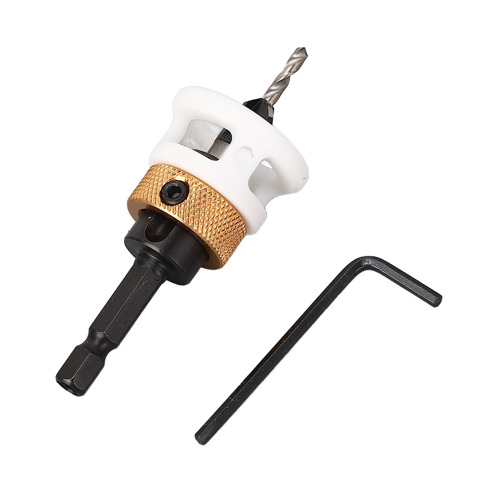 3,2 X 8 Mm Senkbohrer, 4 Schneiden, 1/4" Sechskantschaft, Einstellbare Tiefe Mit Anschlag.