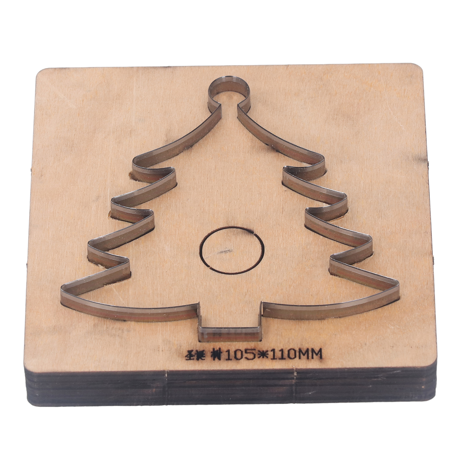 Stanzform Aus Leder In Form Eines Weihnachtsbaums, Schneide- Und Modellierwerkzeug, 13,5 X 13 X 2,3 Cm, Für Papier Und Gummi.