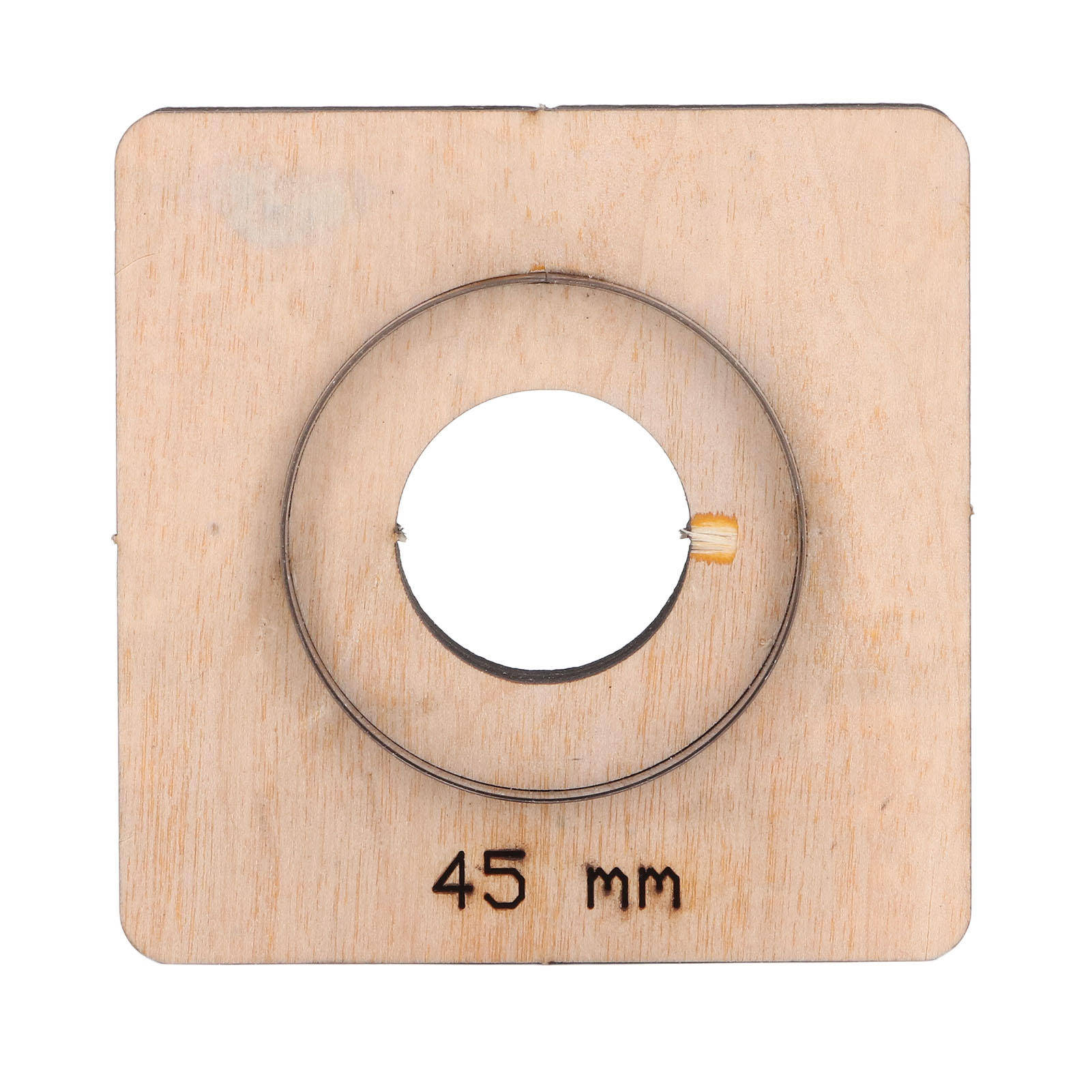 Stanzform Für Leder Und Metall, Diy-stanz- Und Schneidewerkzeug, Form Aus Legiertem Stahl Und Birke, Bastelzubehör, Rund, 45 Mm Durchmesser