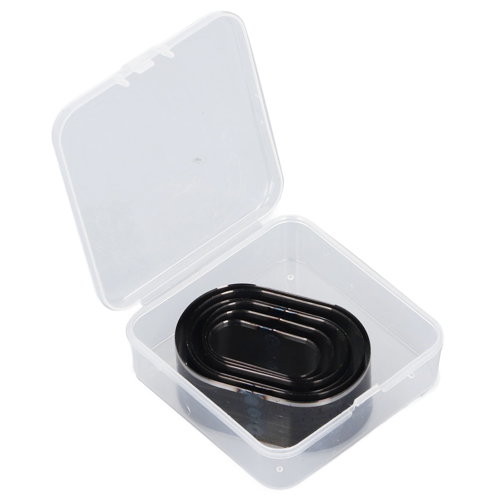 Set Mit 6 Lederstanzformen, Lange Durchmesser 35, 40, 45, 50, 55 Und 60 Mm, Elliptische Form, Hohlstempel Für Leder