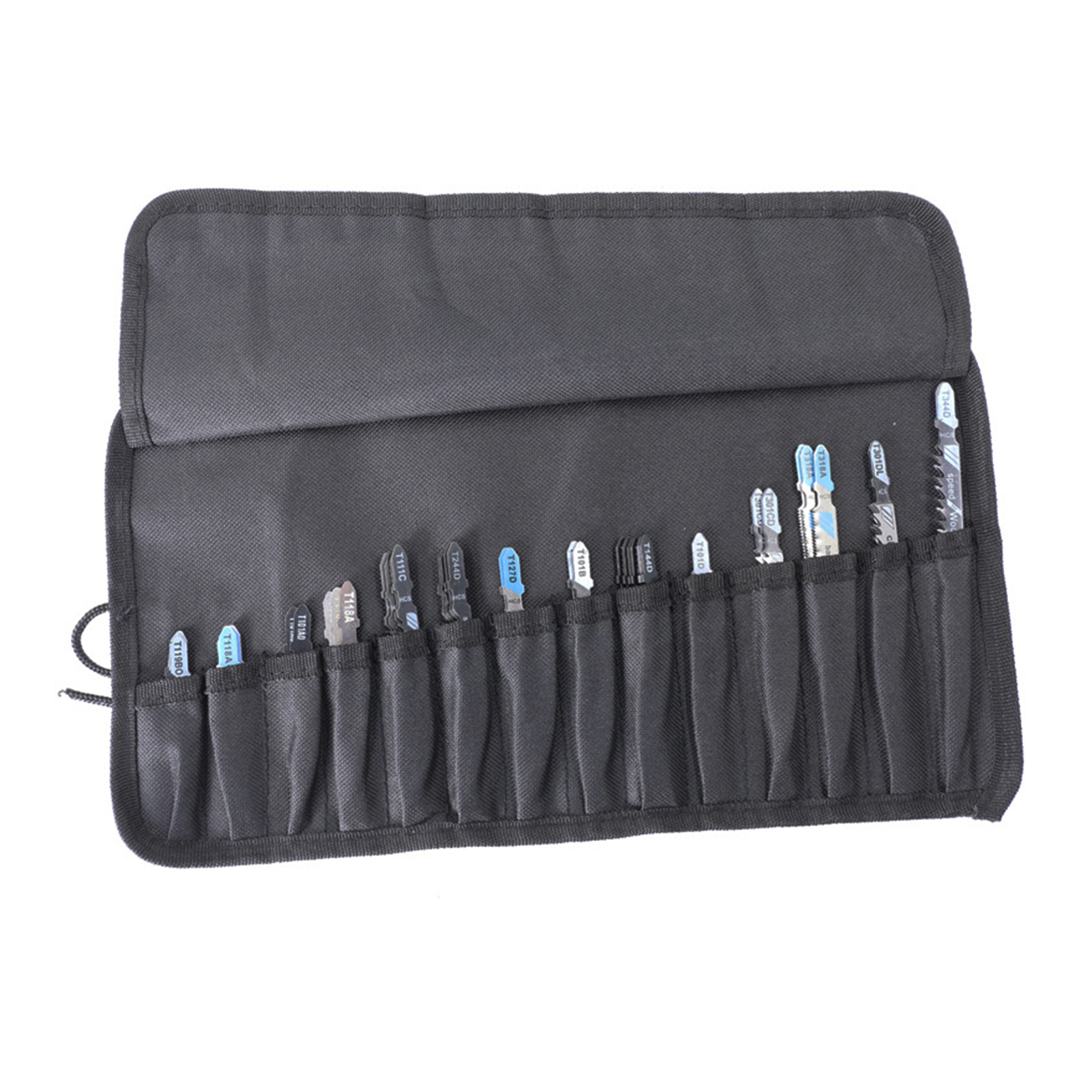 Set Mit 48 Stichsägeblättern In Verschiedenen Größen Und Einer Eva-stofftasche Zum Schneiden Von Holz, Metall Und Aluminium