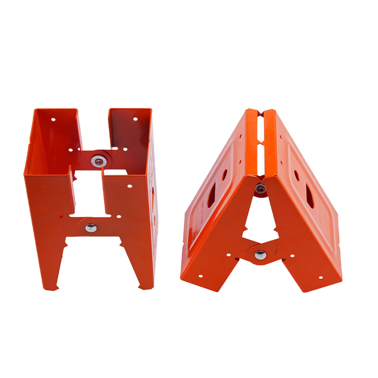 Satz Aus 2 Kaltgewalzten Stahl-bockstützen, Mechanische Stützen Für Die Holzbearbeitung